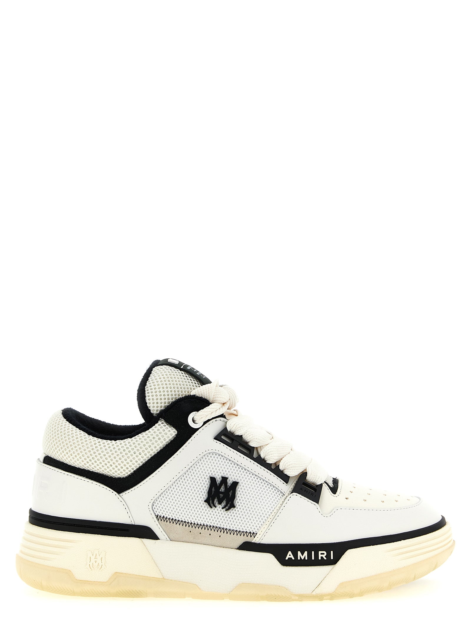 Amiri Zweifarbige Kalbsleder-Sneaker im Athletic-Stil
