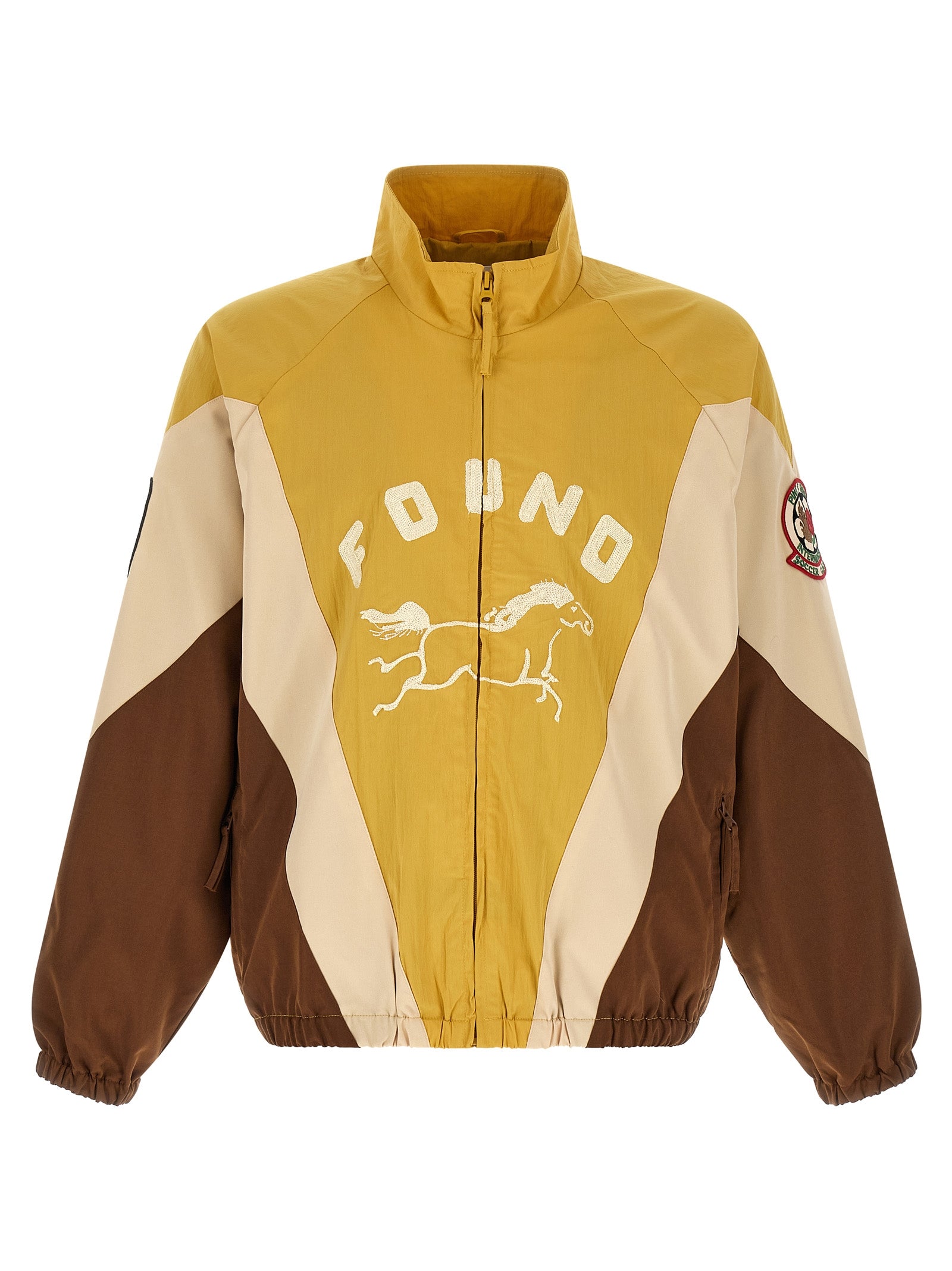 FOUND Mehrfarbige Baumwoll-Hemdjacke