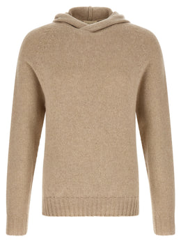 MA'RY'YA Beige Cashmere Cardigan