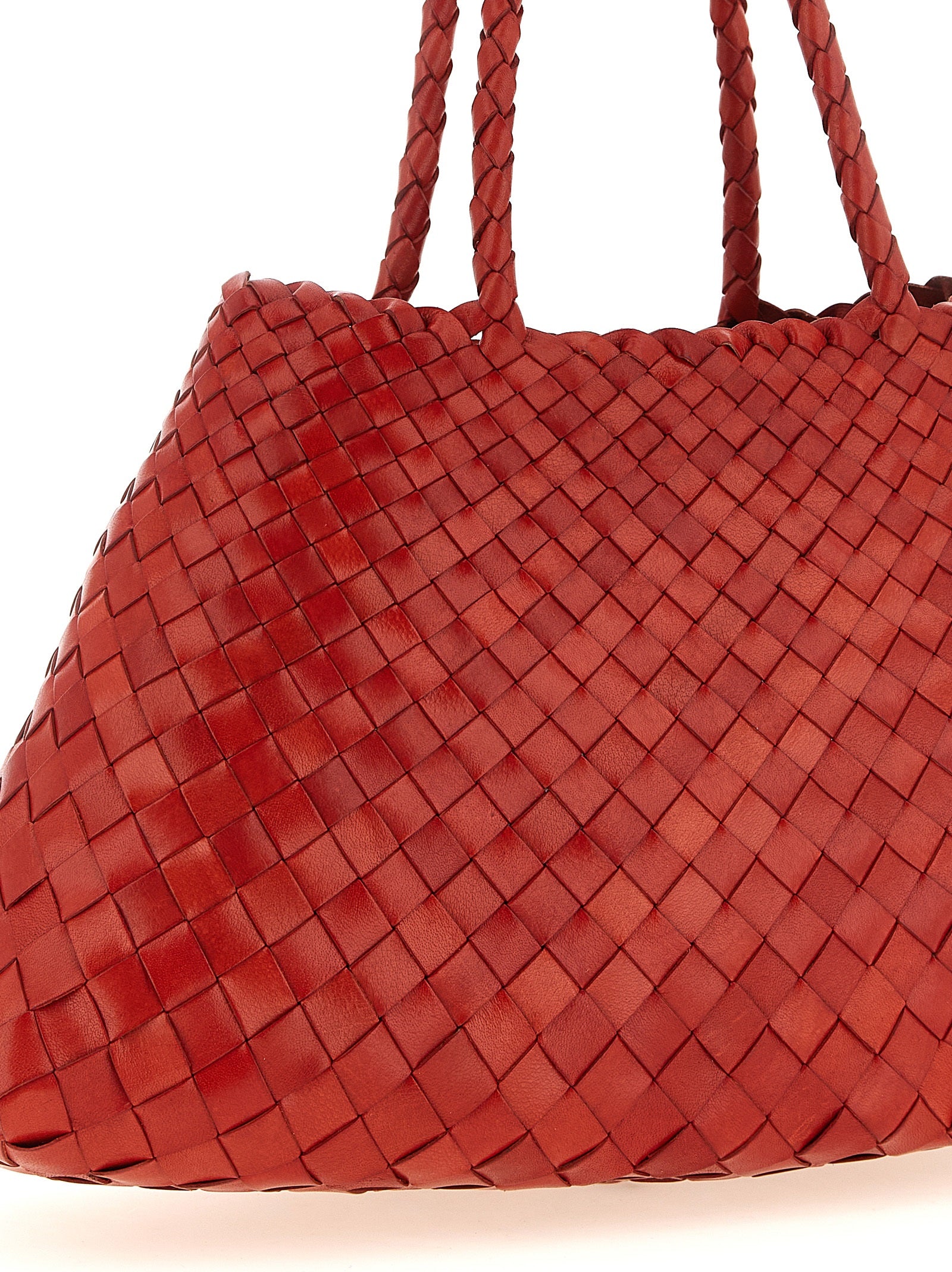 Dragon Diffusion Rote Kalbsleder-Schultertasche
