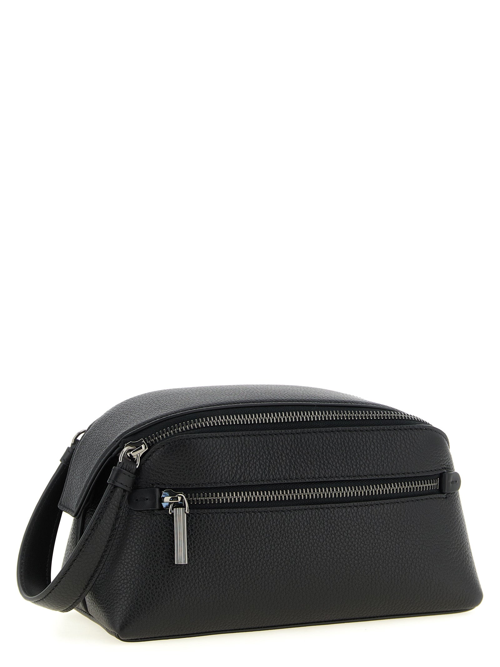 Christian Louboutin Accessoires aus schwarzem Kalbsleder