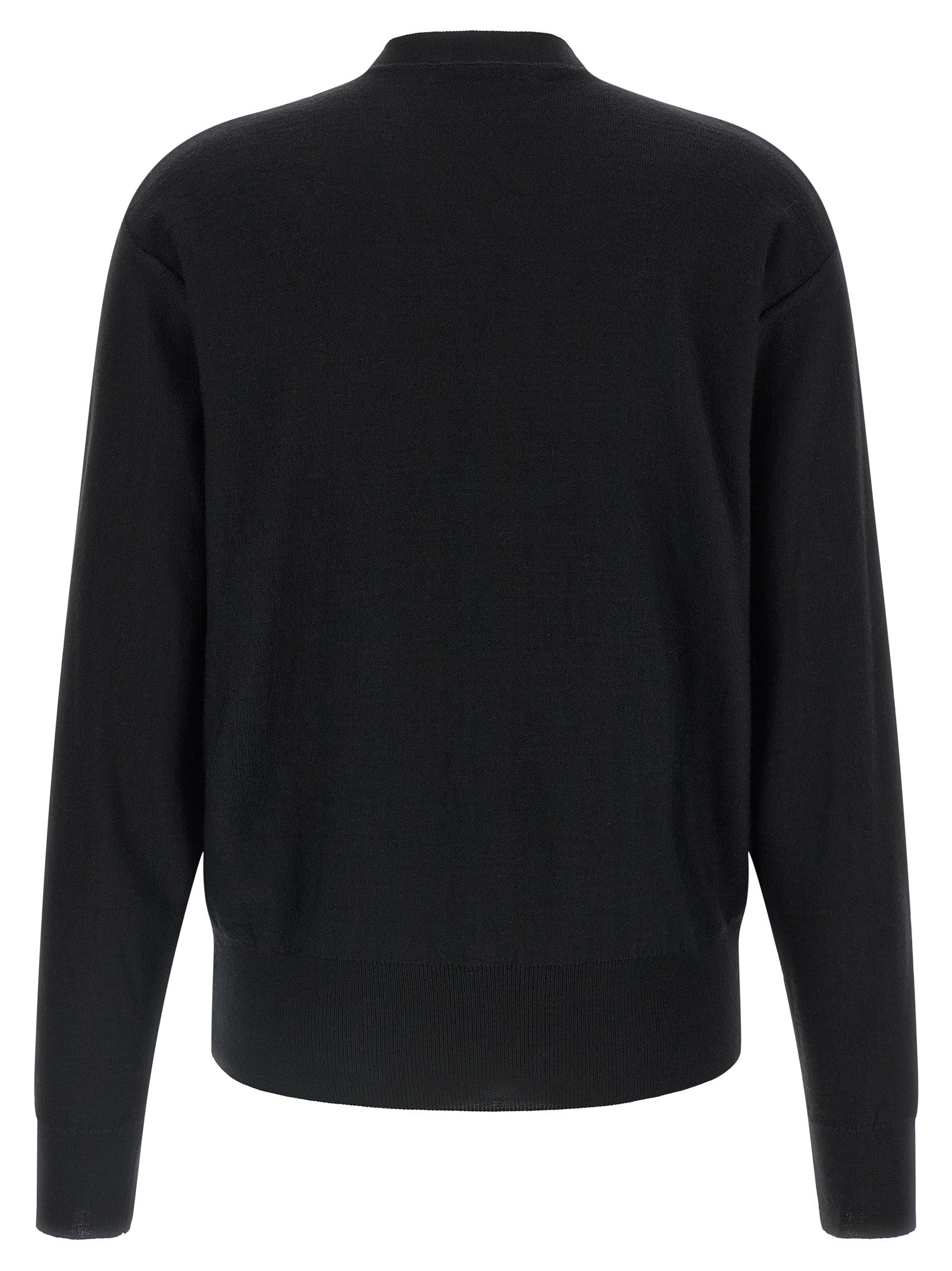 Lemaire Schwarzer Wollcardigan