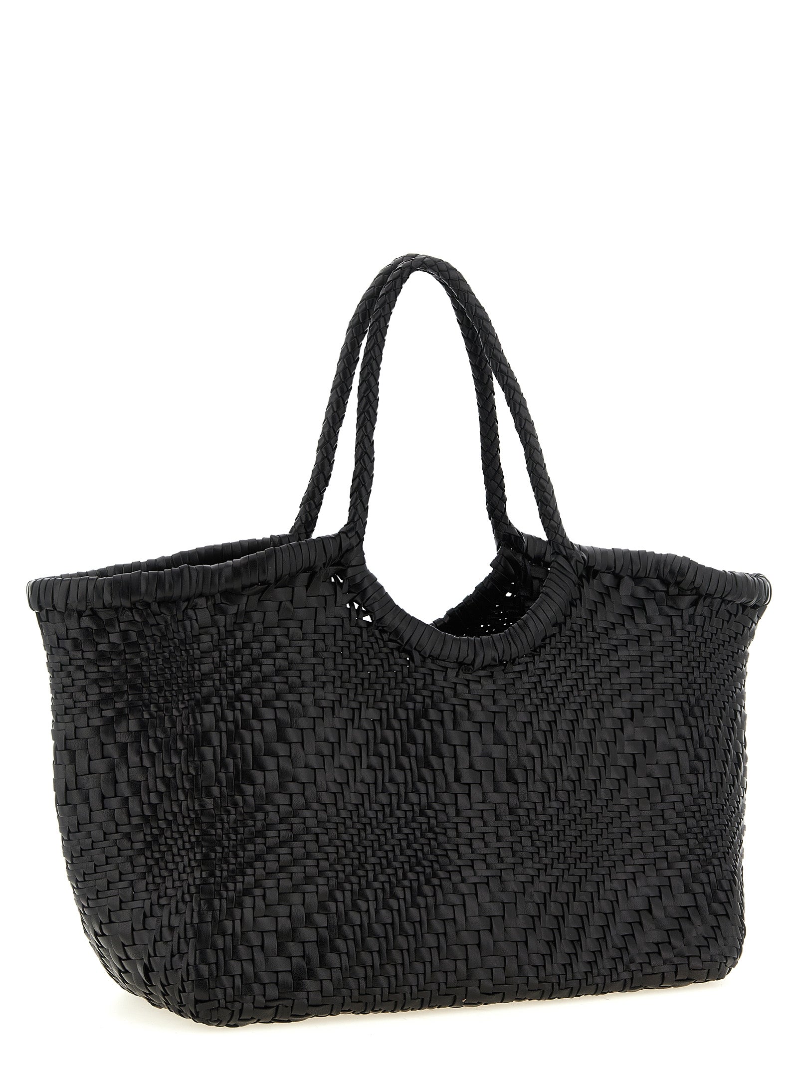 Dragon Diffusion Schwarze Kalbsleder-Schultertasche