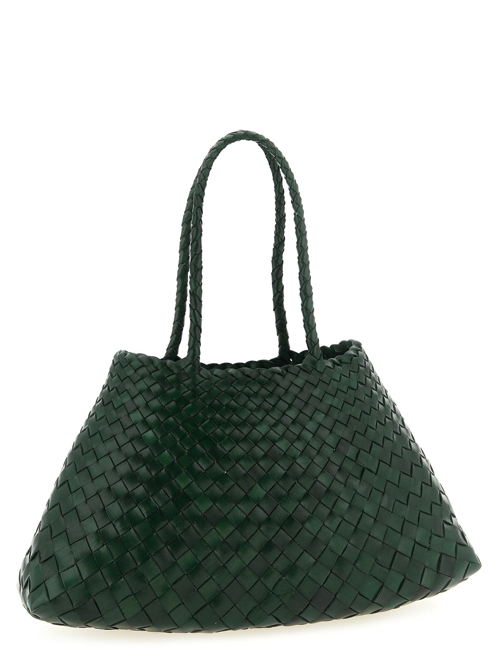 Dragon Diffusion Zweifarbige Schultertasche aus Kalbsleder