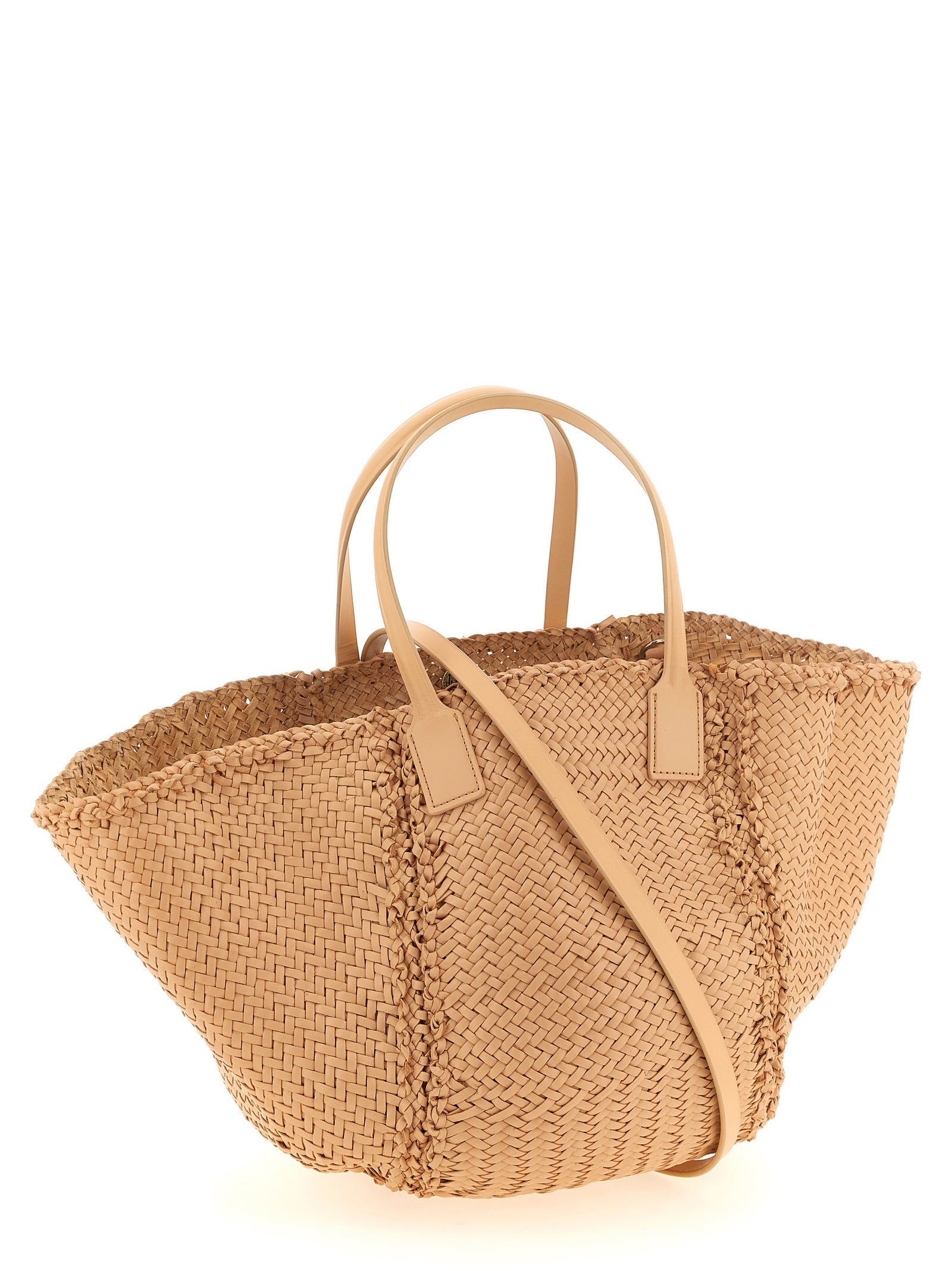 Dragon Diffusion Beige Kalbsleder Handtasche