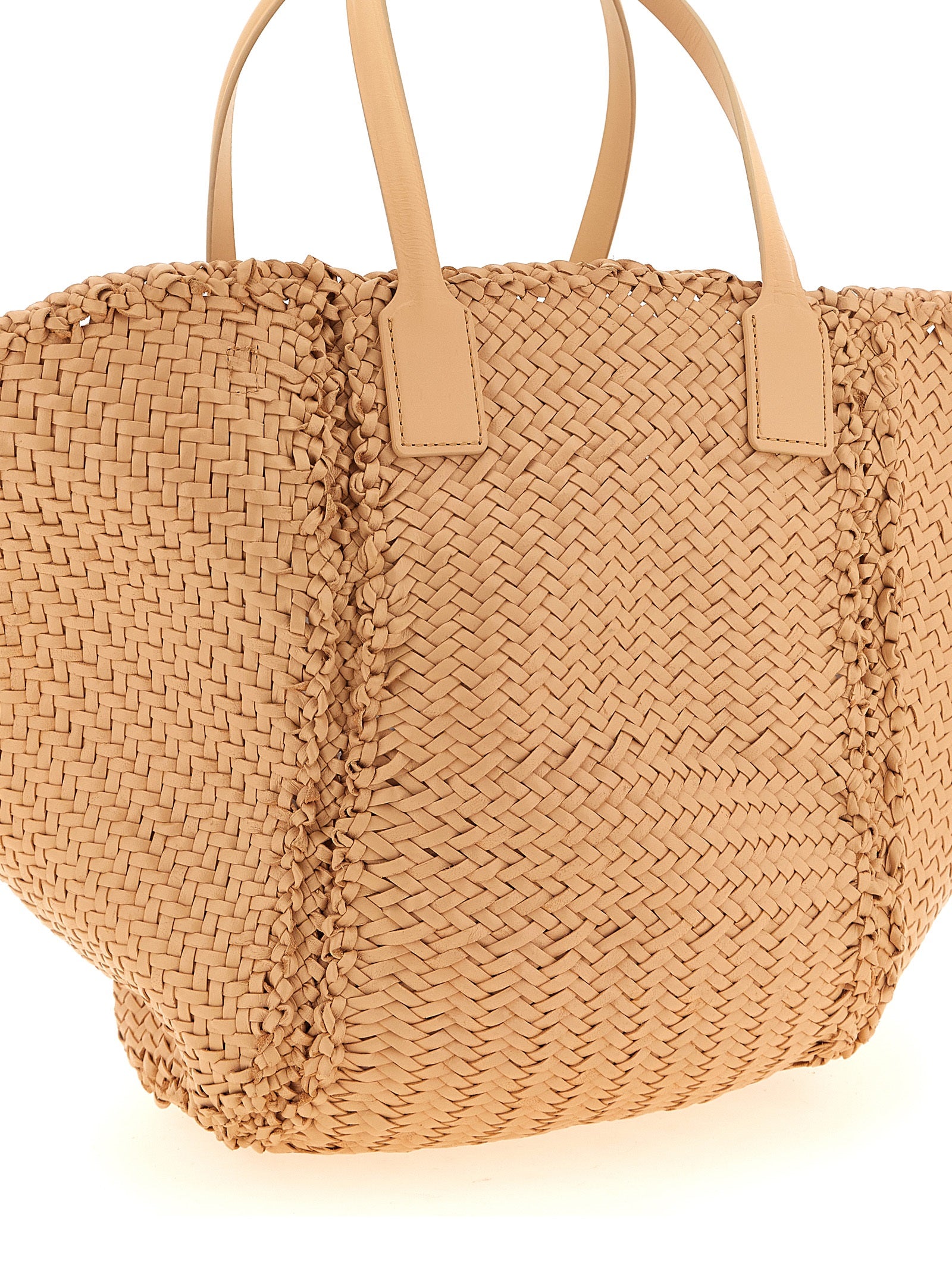 Dragon Diffusion Beige Kalbsleder Handtasche
