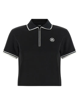 Amiri Schwarzes Poloshirt aus Polyester