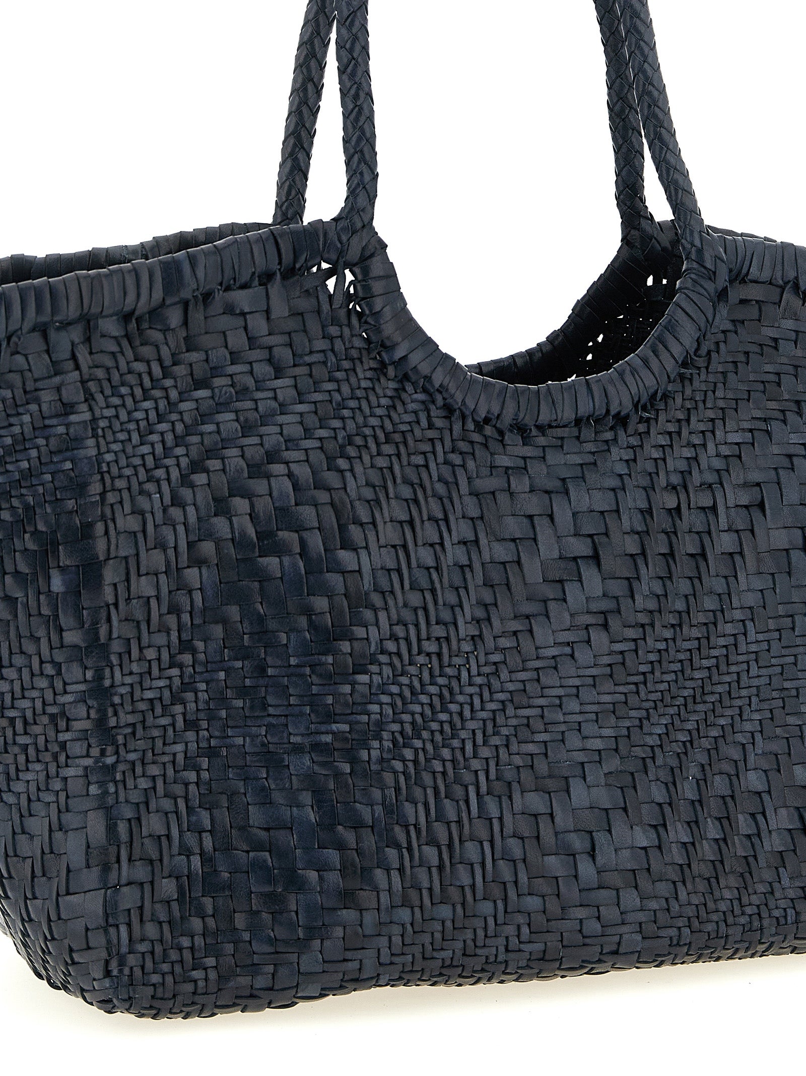 Dragon Diffusion Handtasche aus blauem Kalbsleder