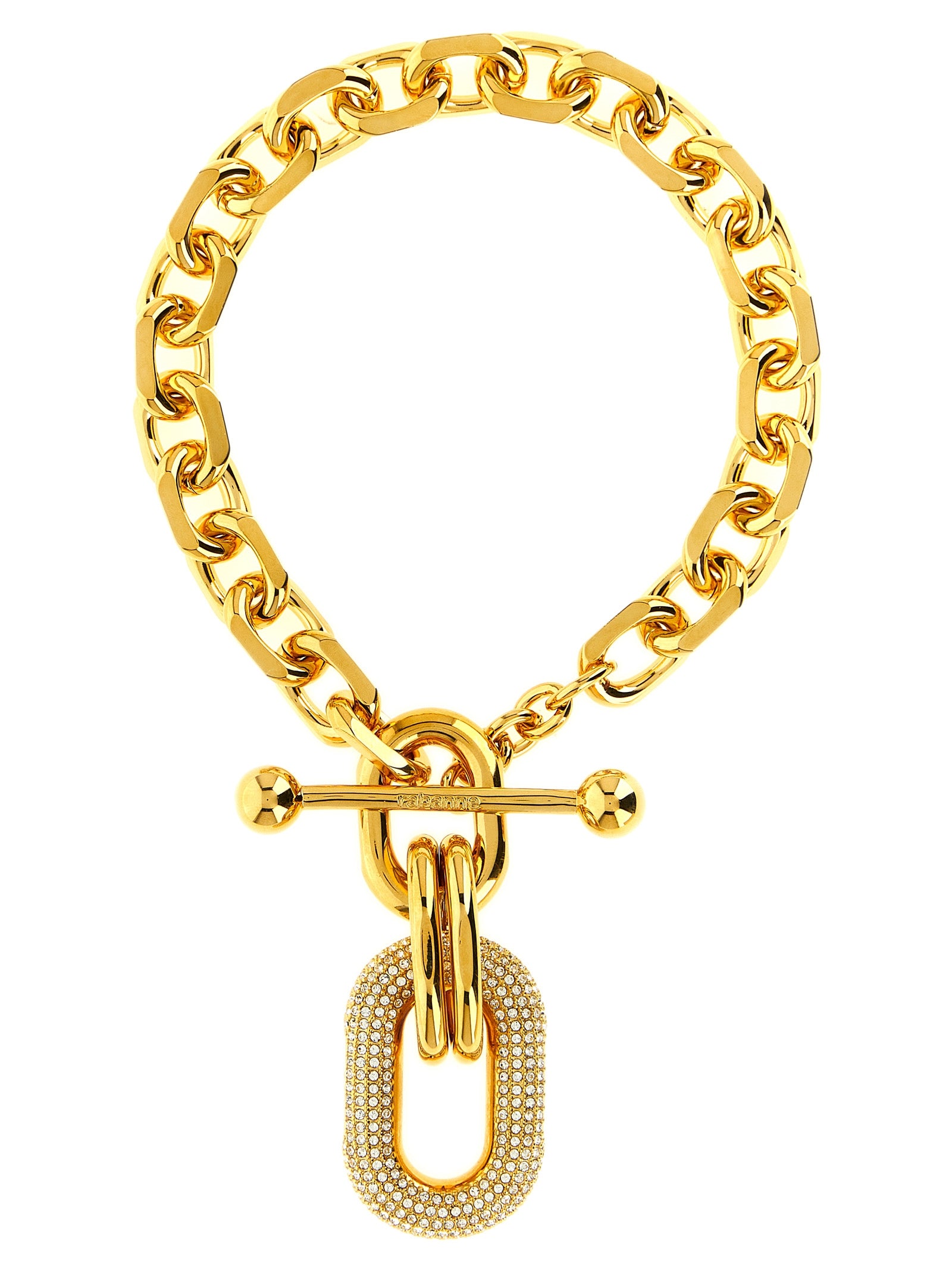 Paco Rabanne Goldfarbene Halskette