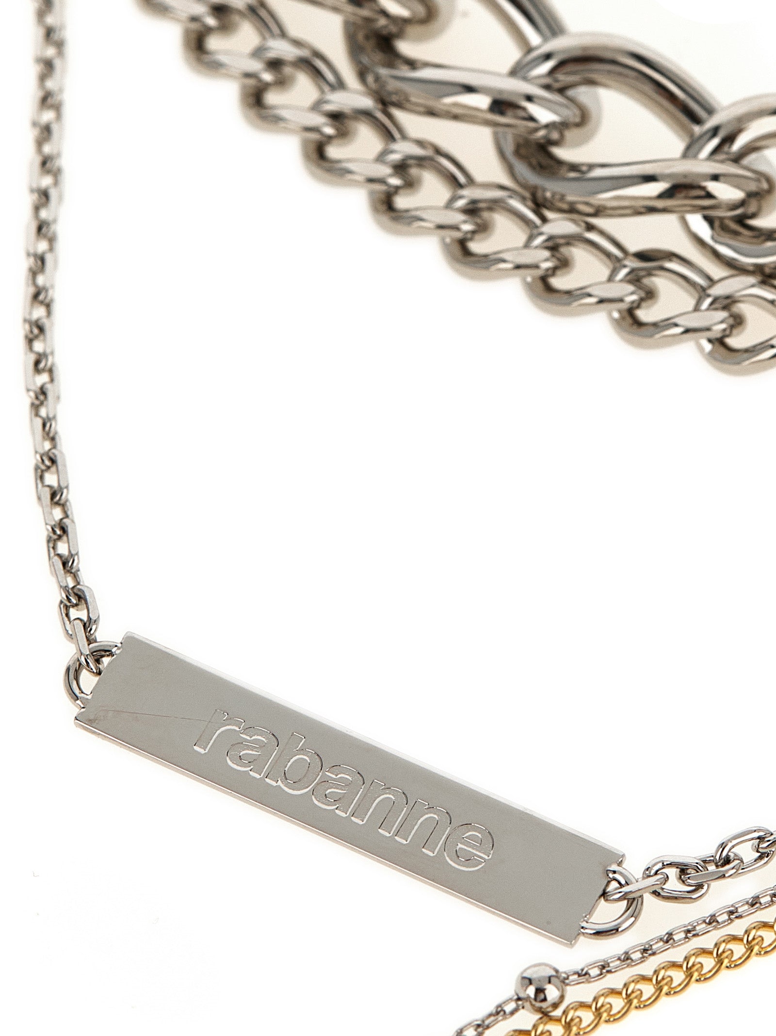 Paco Rabanne Halskette aus Silbermessing