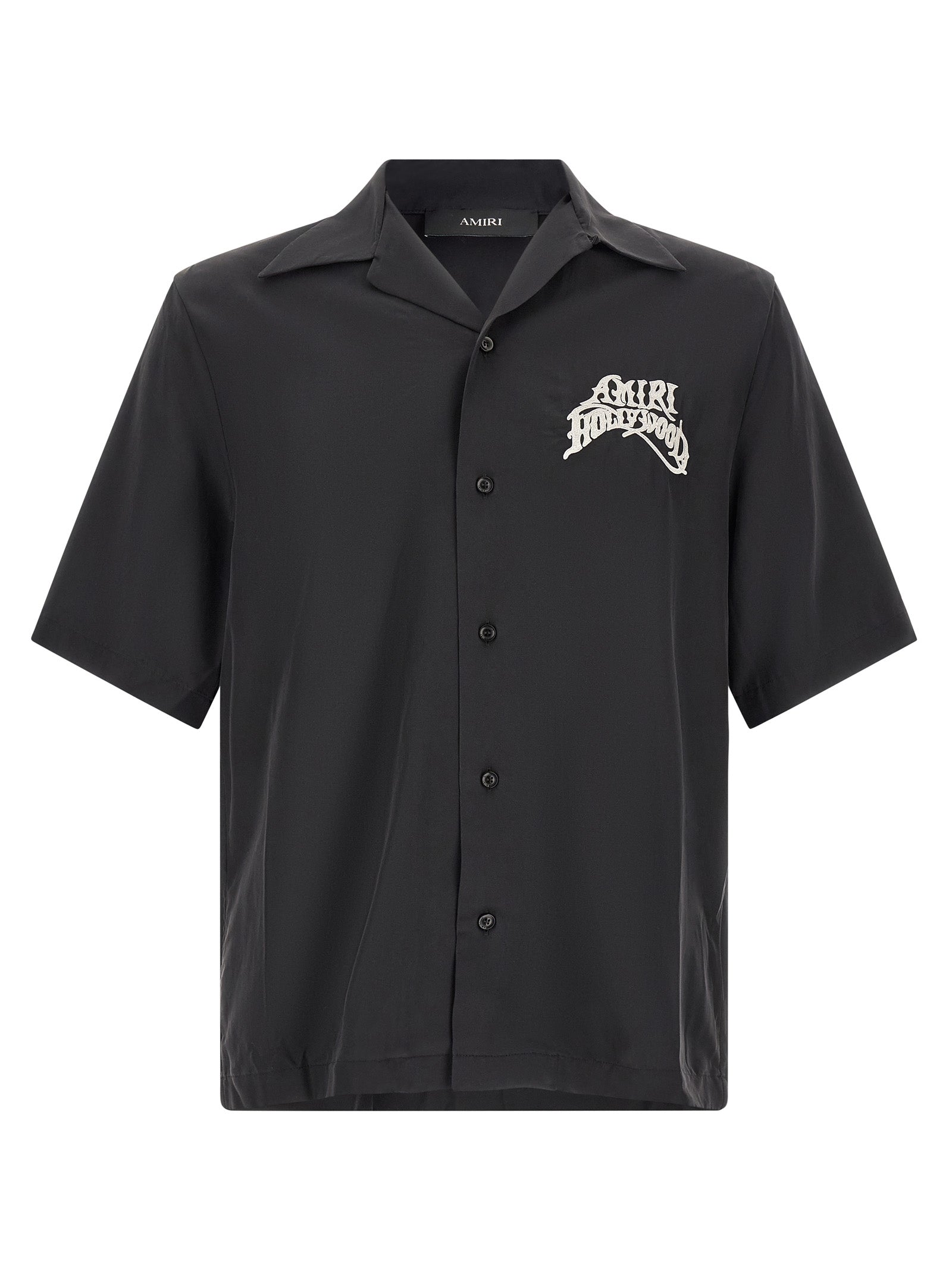 Amiri Schwarze Modal-Bluse