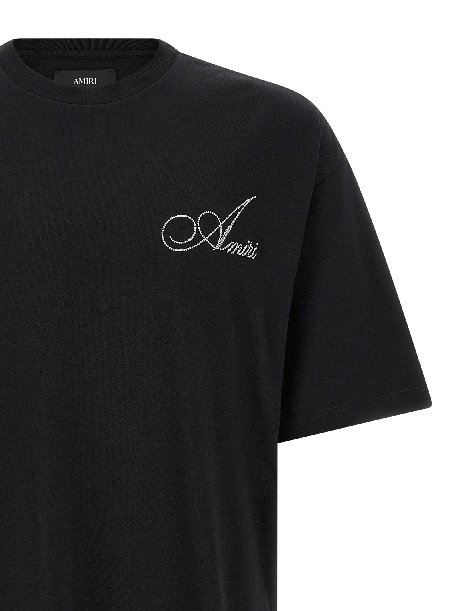 Amiri Schwarzes Baumwoll-T-Shirt
