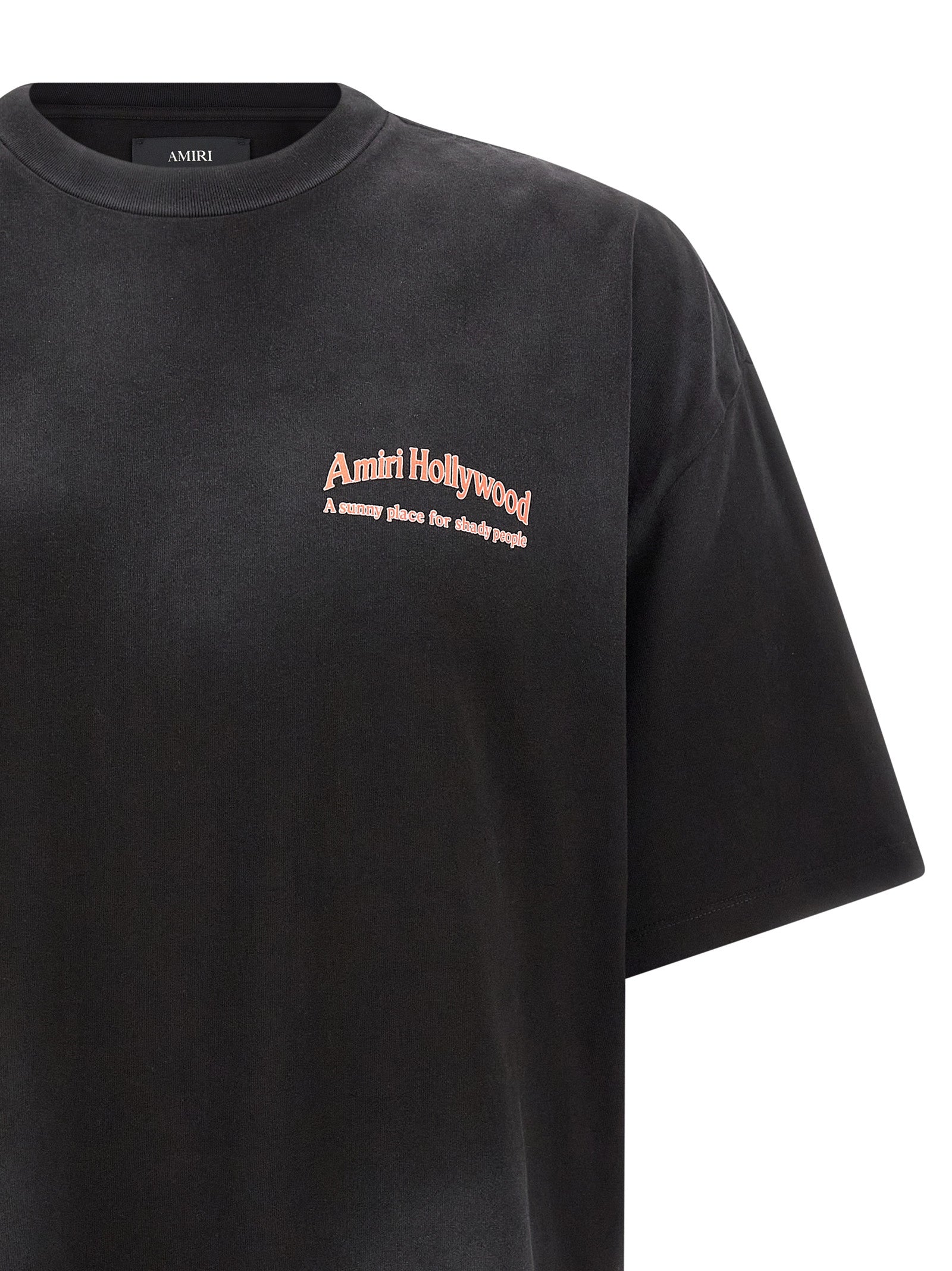 Amiri Schwarzes Baumwoll-T-Shirt
