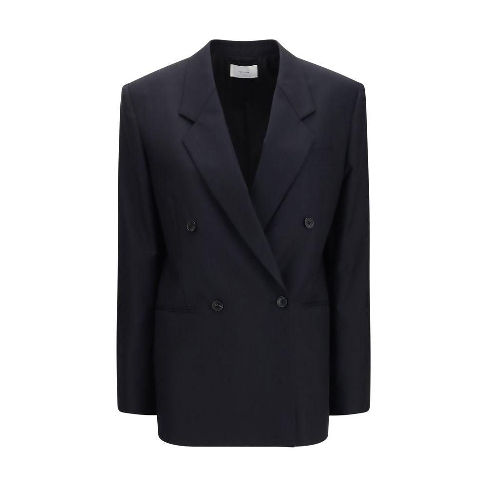 The Row Blauer Wollblazer Oves Aries