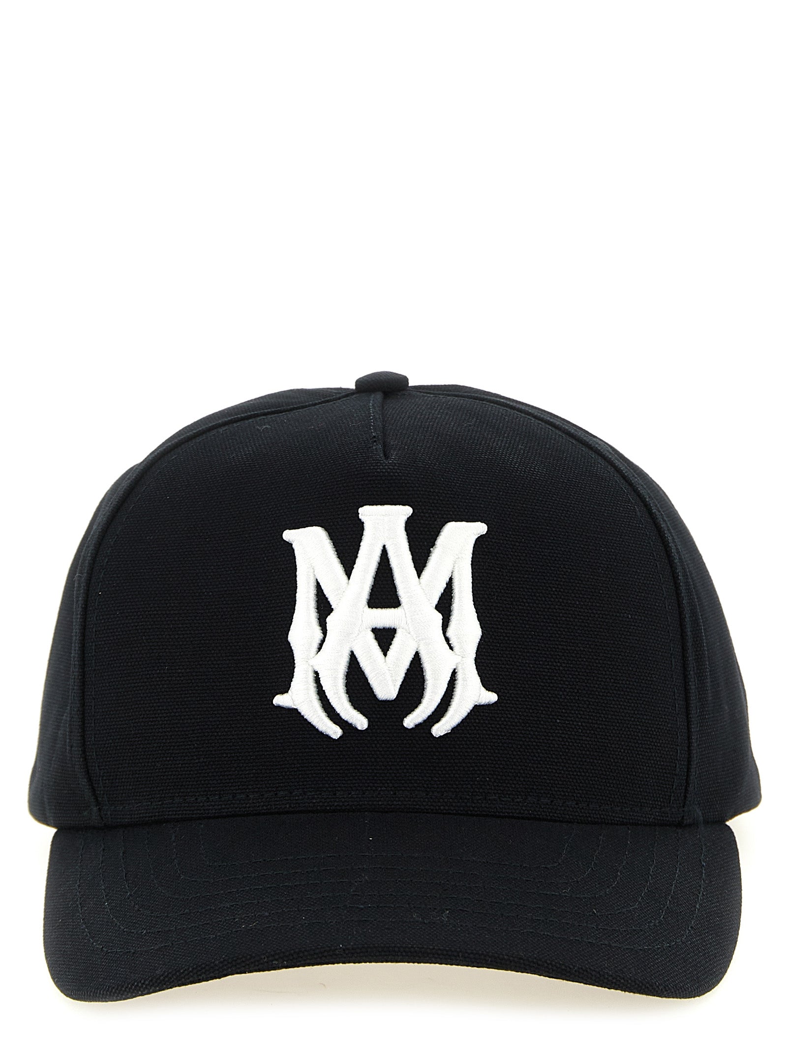Amiri Schwarze Baumwollkappe (Baseball Cap)