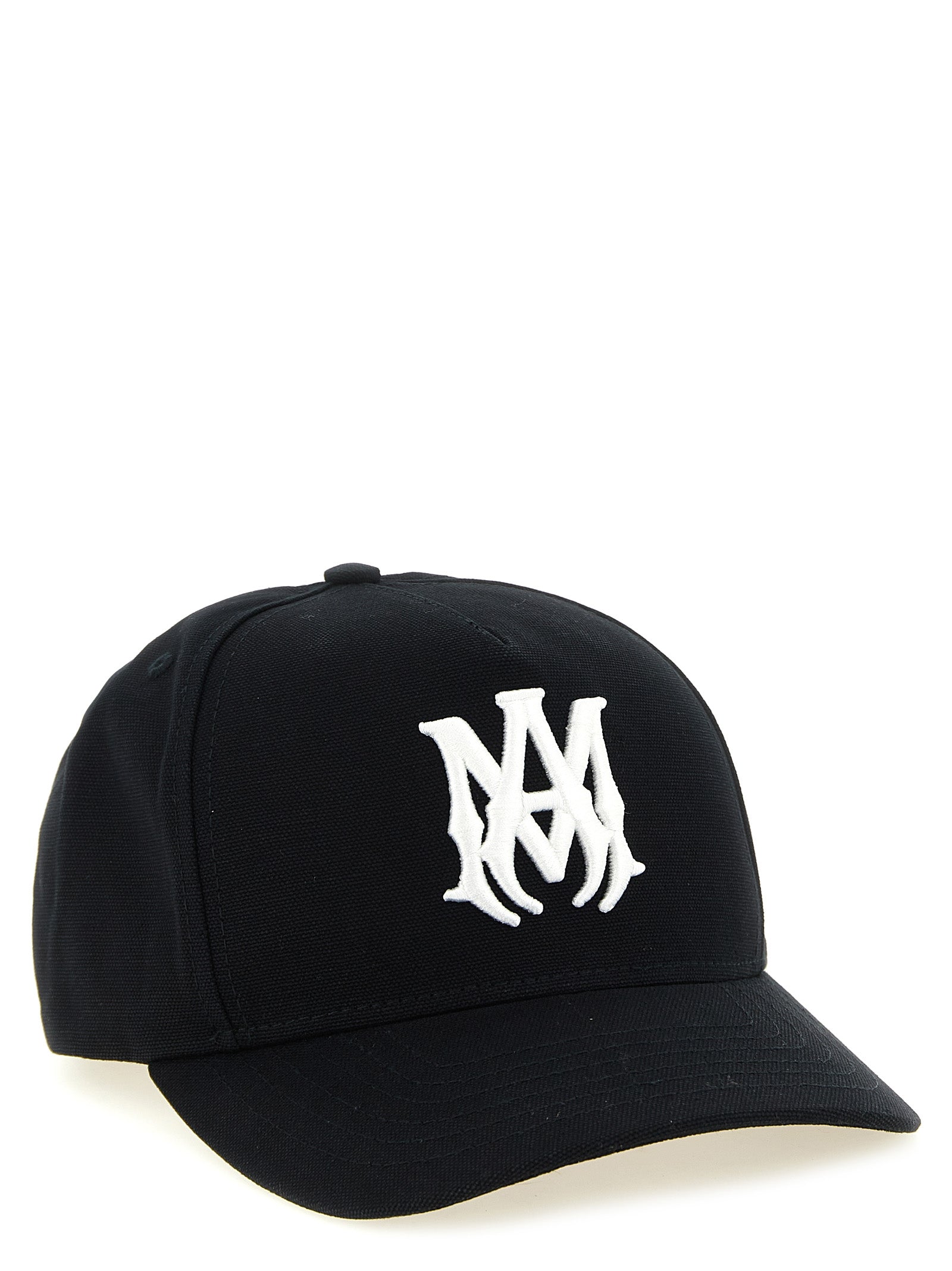 Amiri Schwarze Baumwollkappe (Baseball Cap)