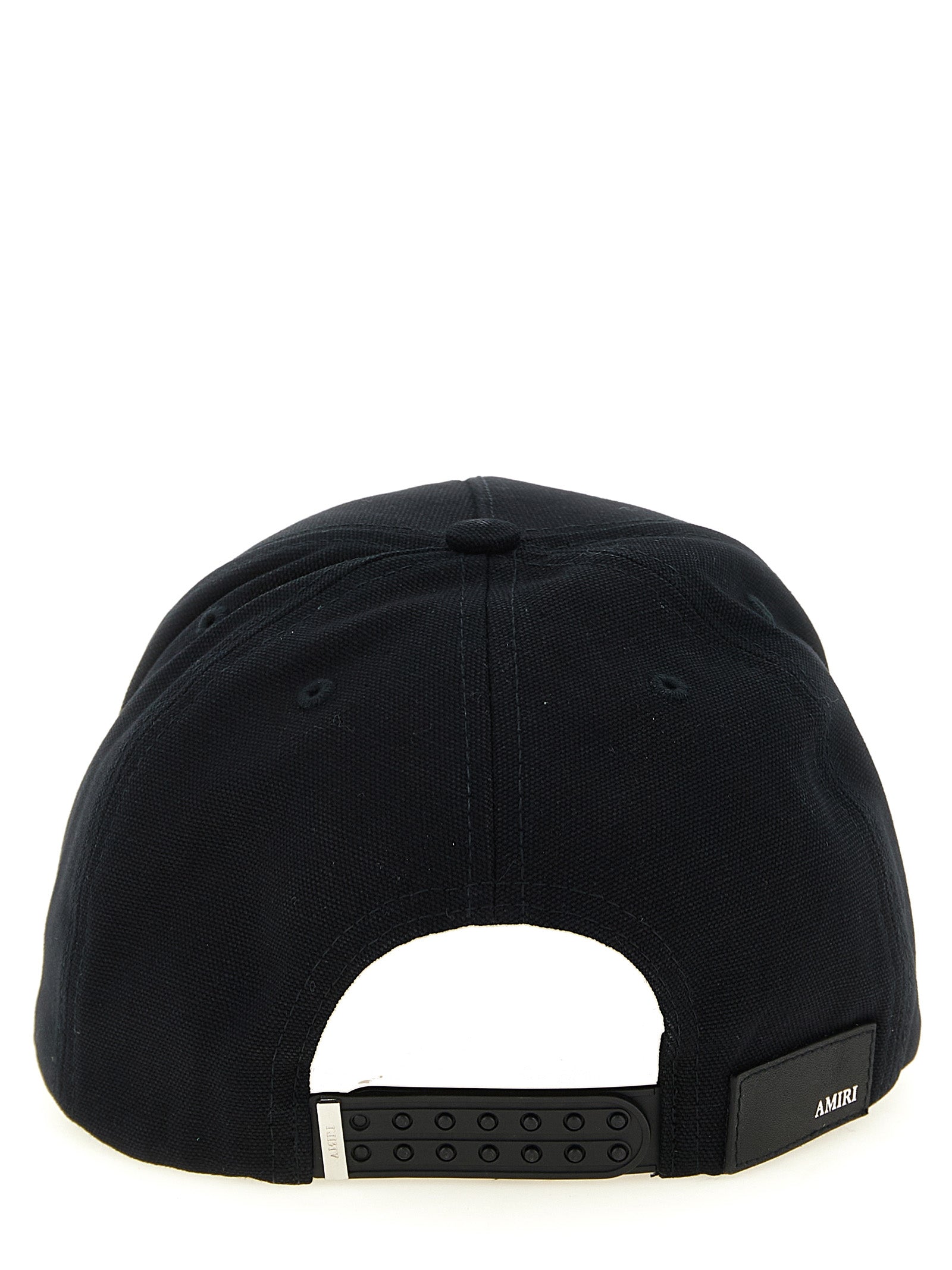 Amiri Schwarze Baumwollkappe (Baseball Cap)