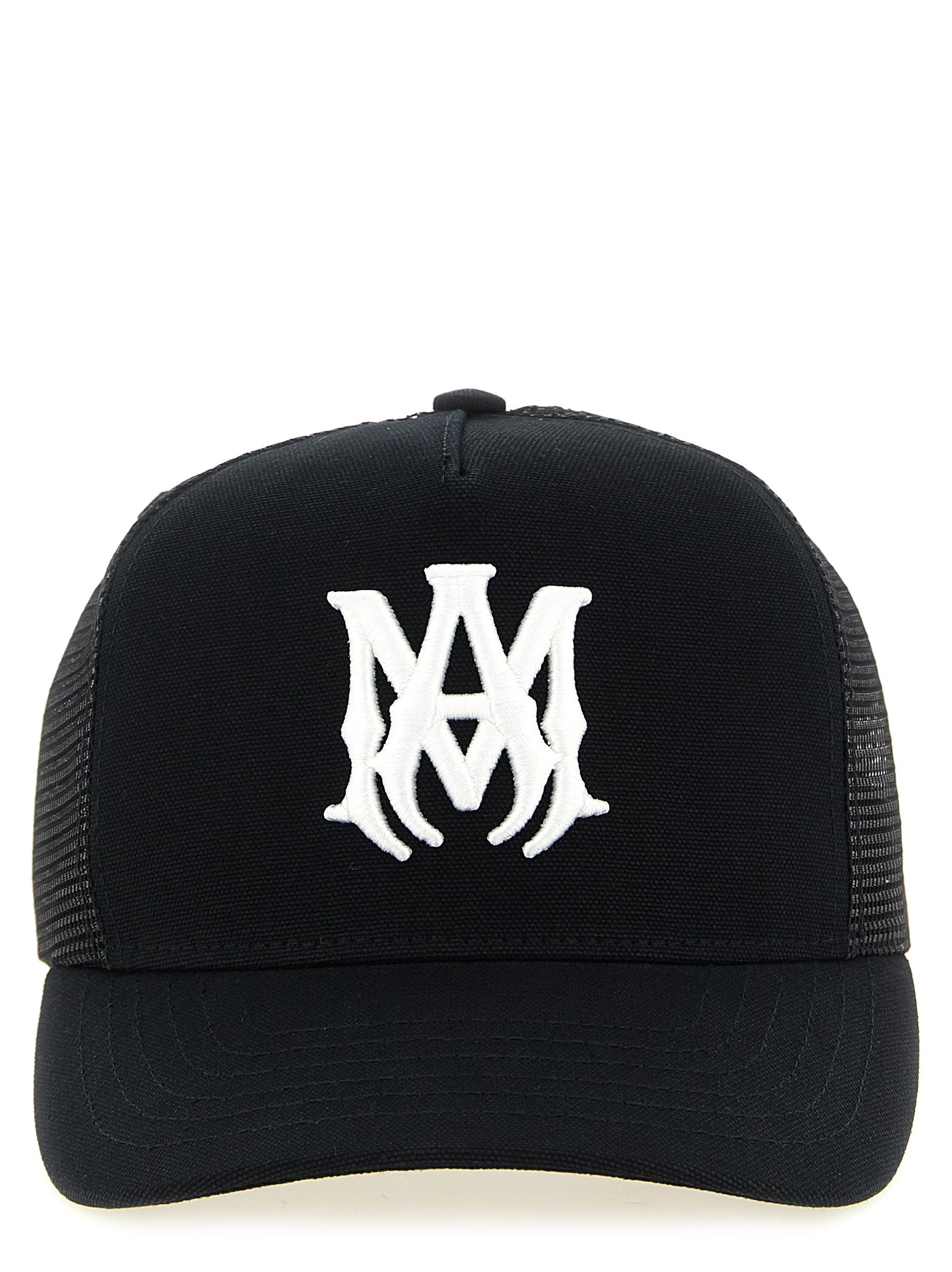 Amiri Schwarze Baumwollkappe (Baseball Cap)