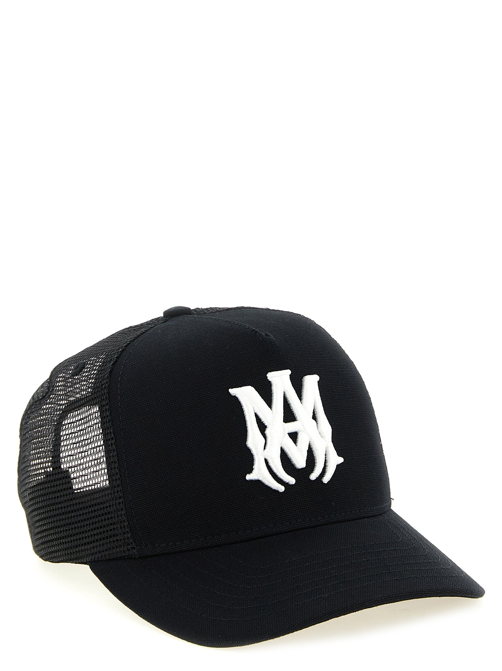 Amiri Schwarze Baumwollkappe (Baseball Cap)