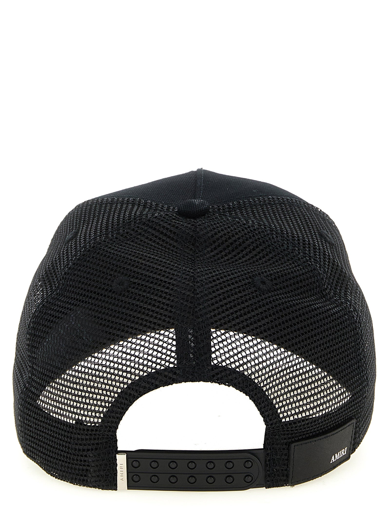 Amiri Schwarze Baumwollkappe (Baseball Cap)