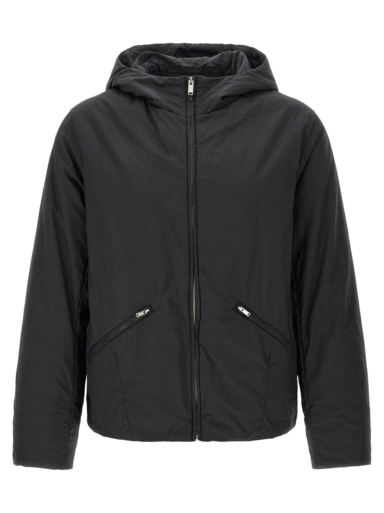 Undercover Schwarze Baumwoll-Shell-Jacke