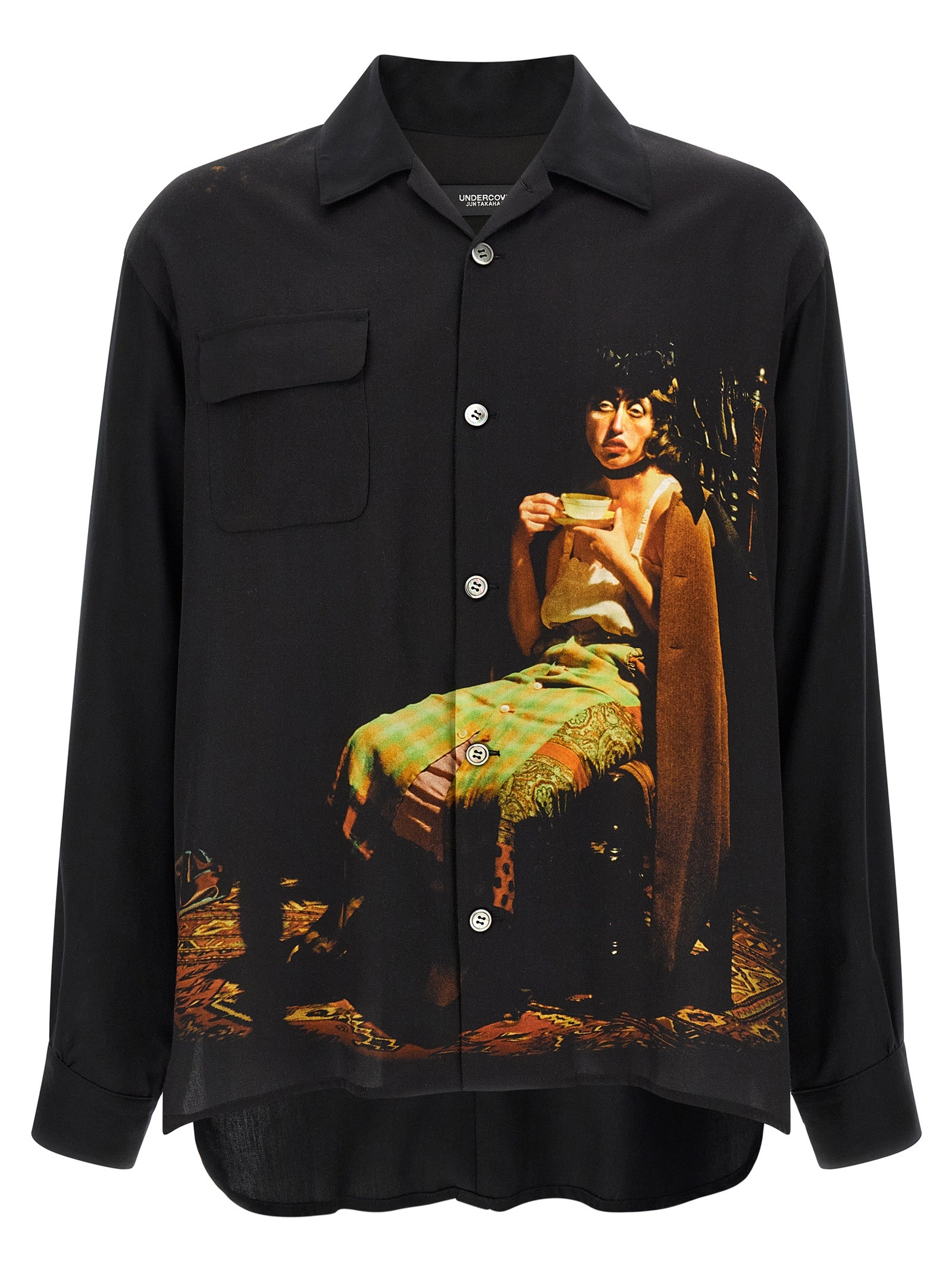 Undercover Schwarze Rayon-Bluse