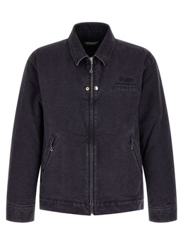 Undercover Blaue Baumwolljacke in voller Länge