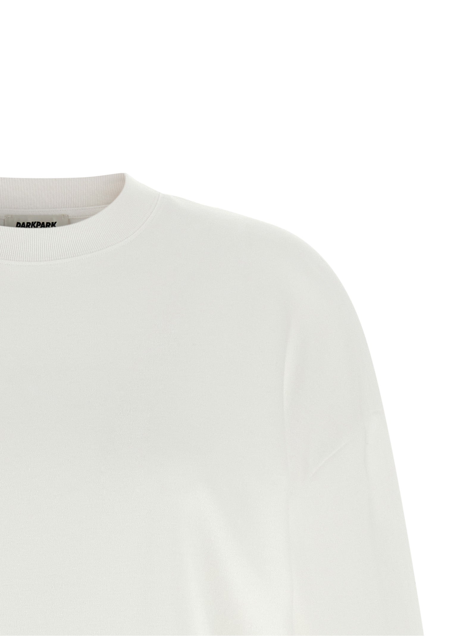 Darkpark Weißes Baumwoll-Sweatshirt