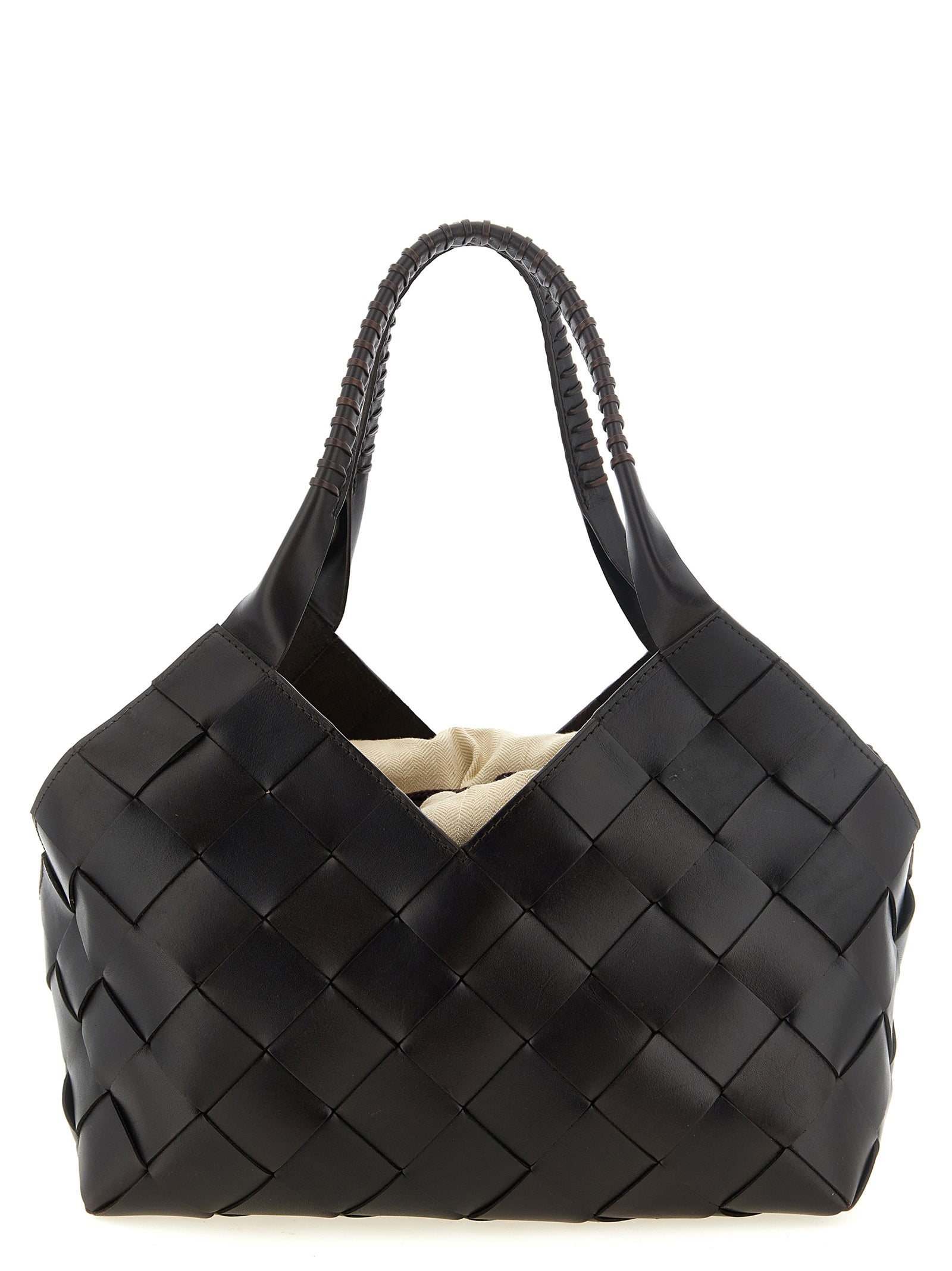 Dragon Diffusion Braunes Kalbsleder Damen Crossbody Tasche
