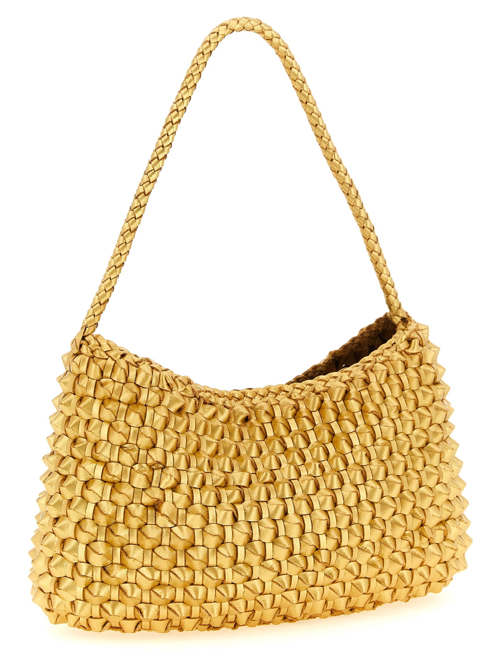 Dragon Diffusion Gold Cowhide Schultertasche