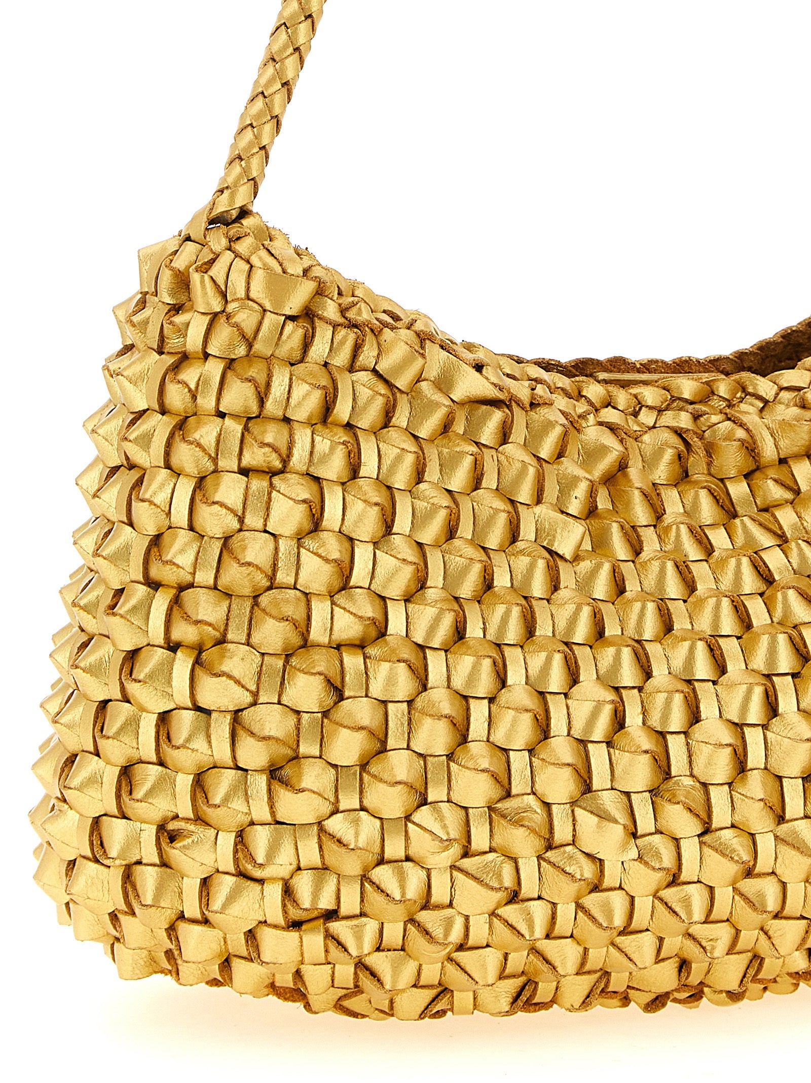 Dragon Diffusion Gold Cowhide Schultertasche
