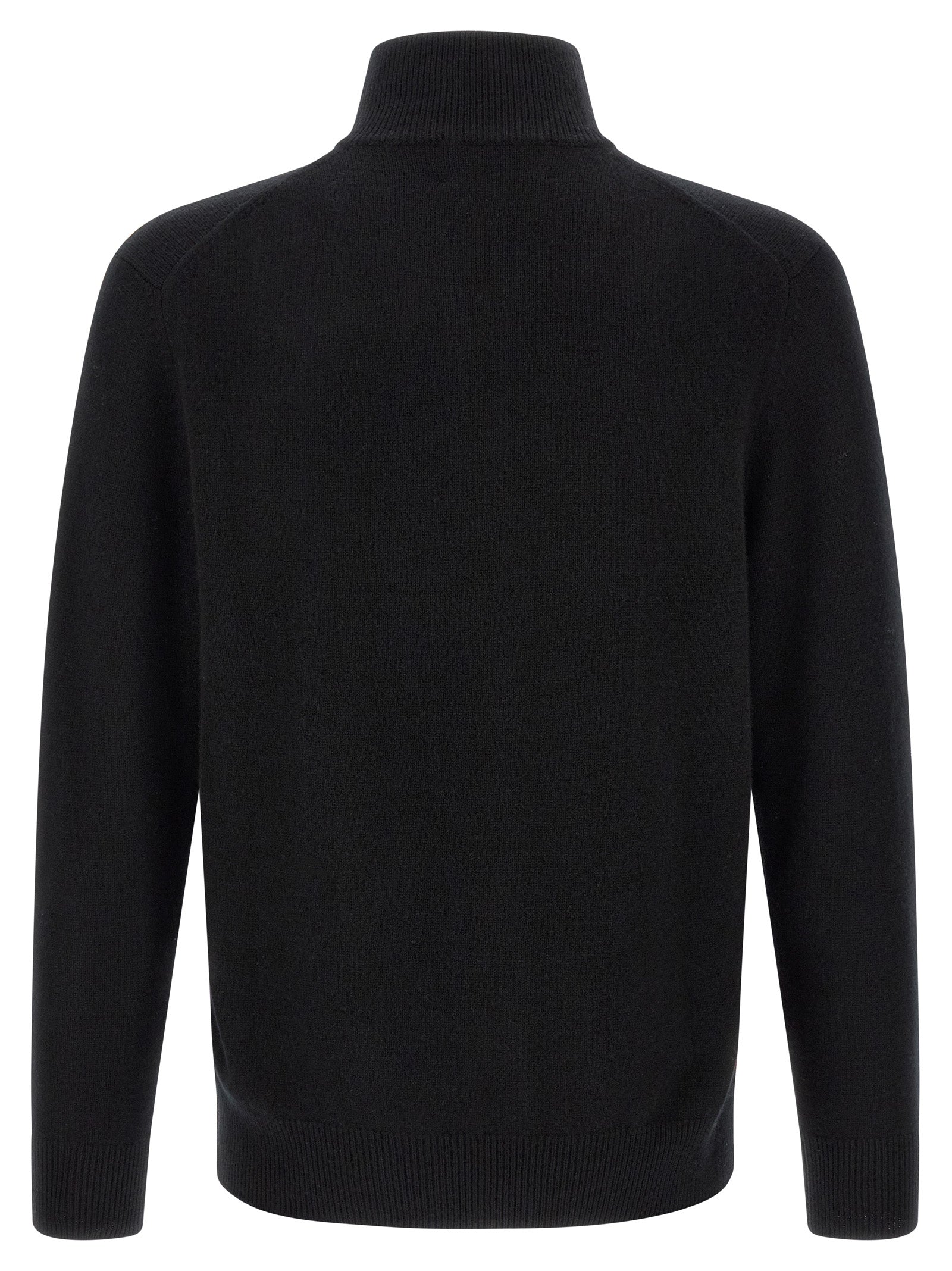 Ballantyne Schwarzer Kaschmir-Cardigan