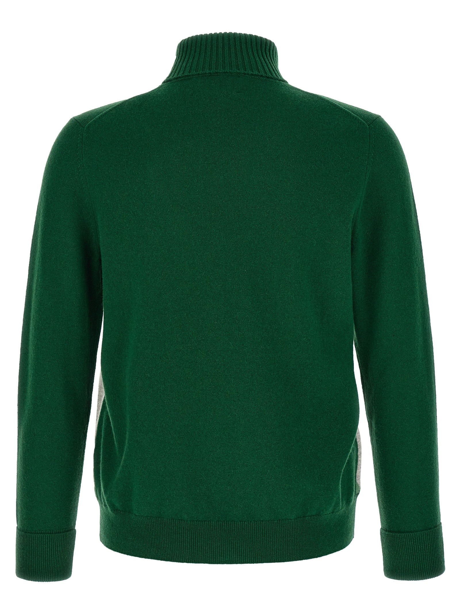 Ballantyne Zweifarbige Kaschmir-Strickjacke