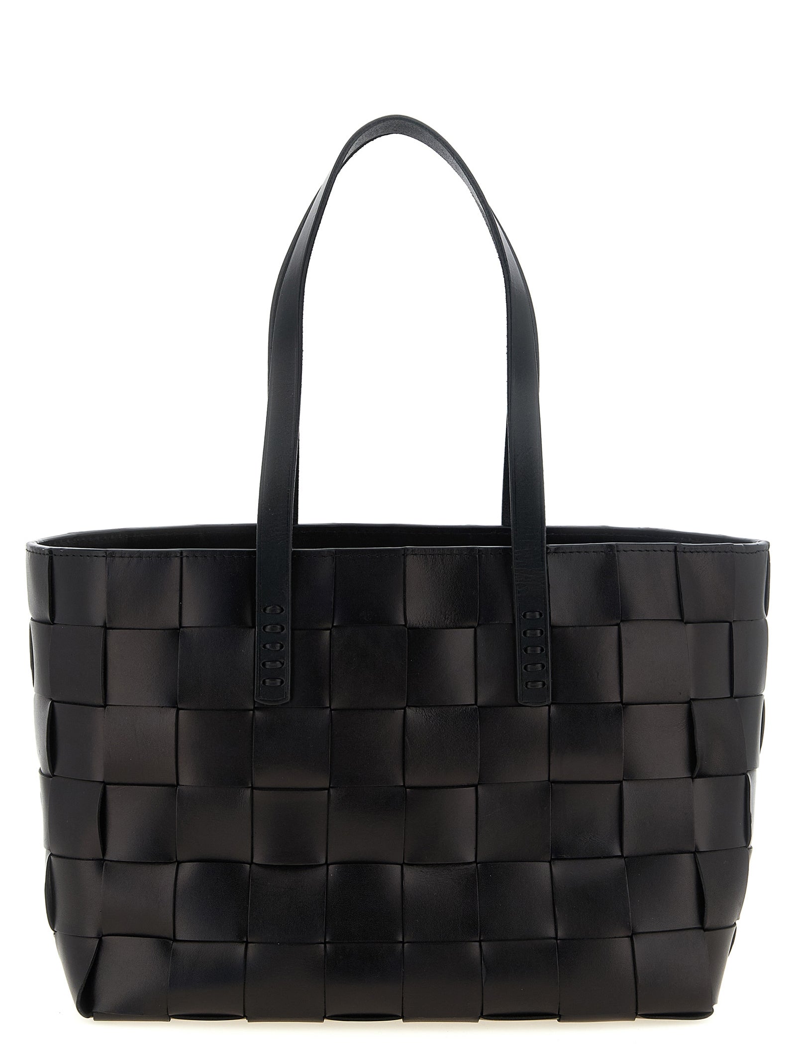 Dragon Diffusion Schwarze Kalbsleder-Handtasche