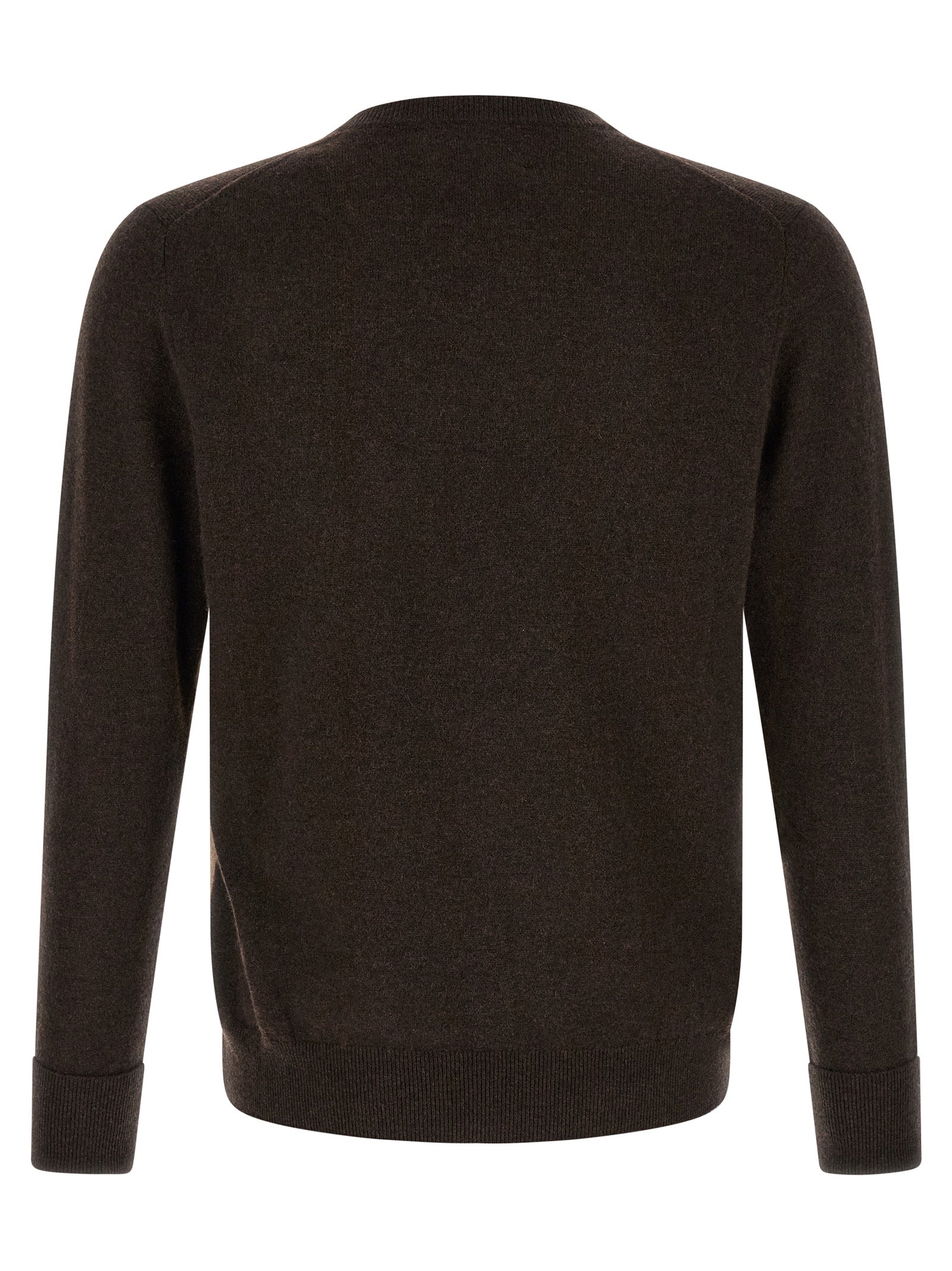 Ballantyne Brauner Kaschmir-Strickjacke