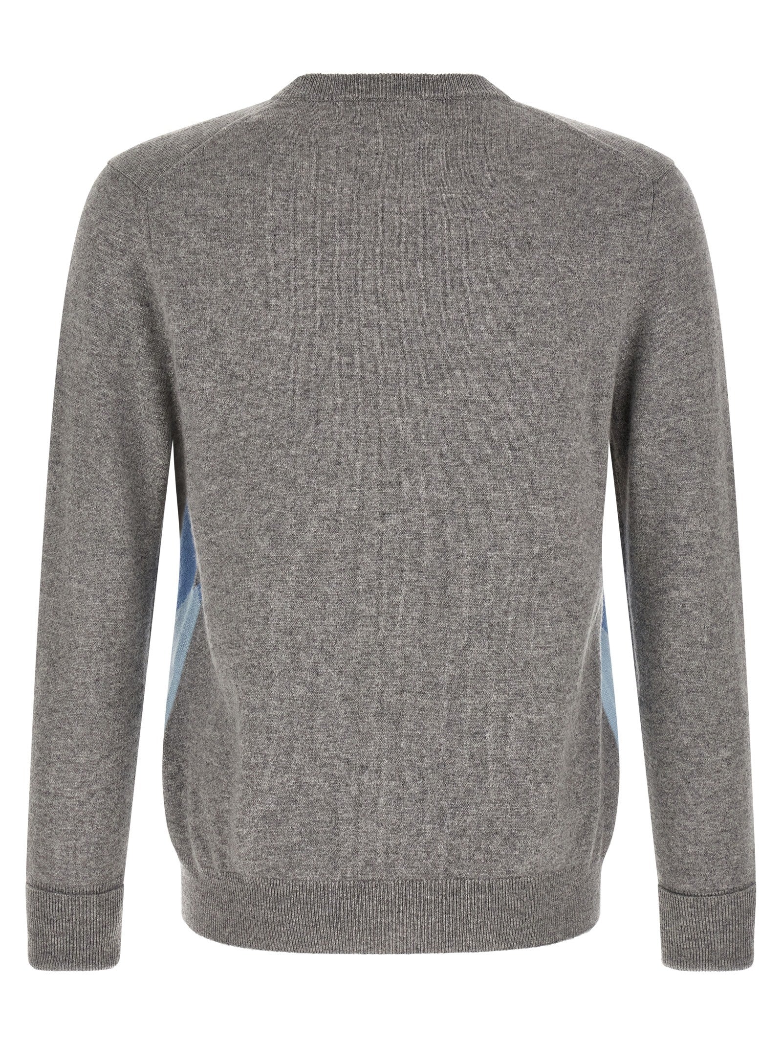 Ballantyne Grauer Kaschmir-Strickjacke