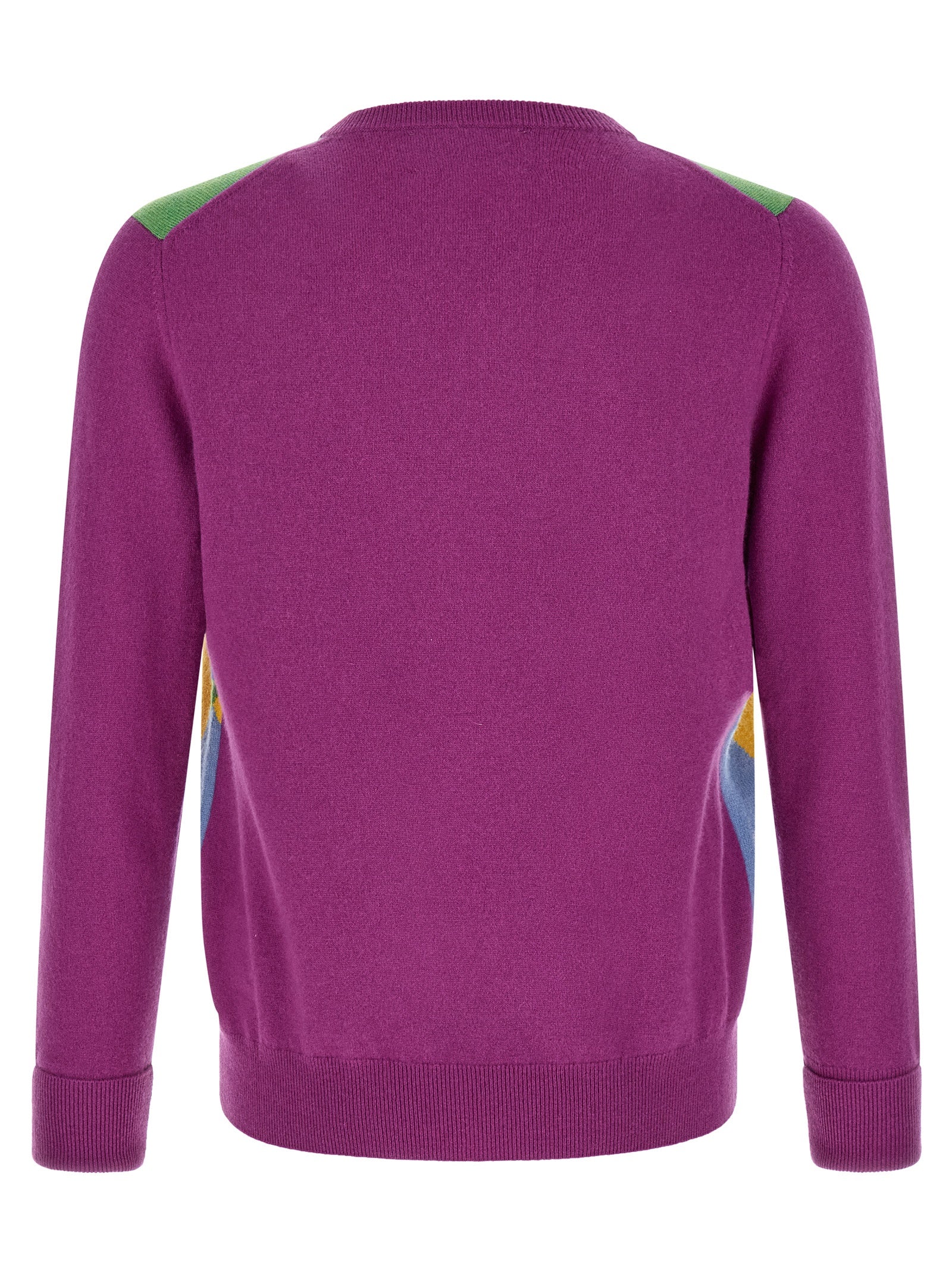 Ballantyne Mehrfarbige Kaschmir-Strickjacke