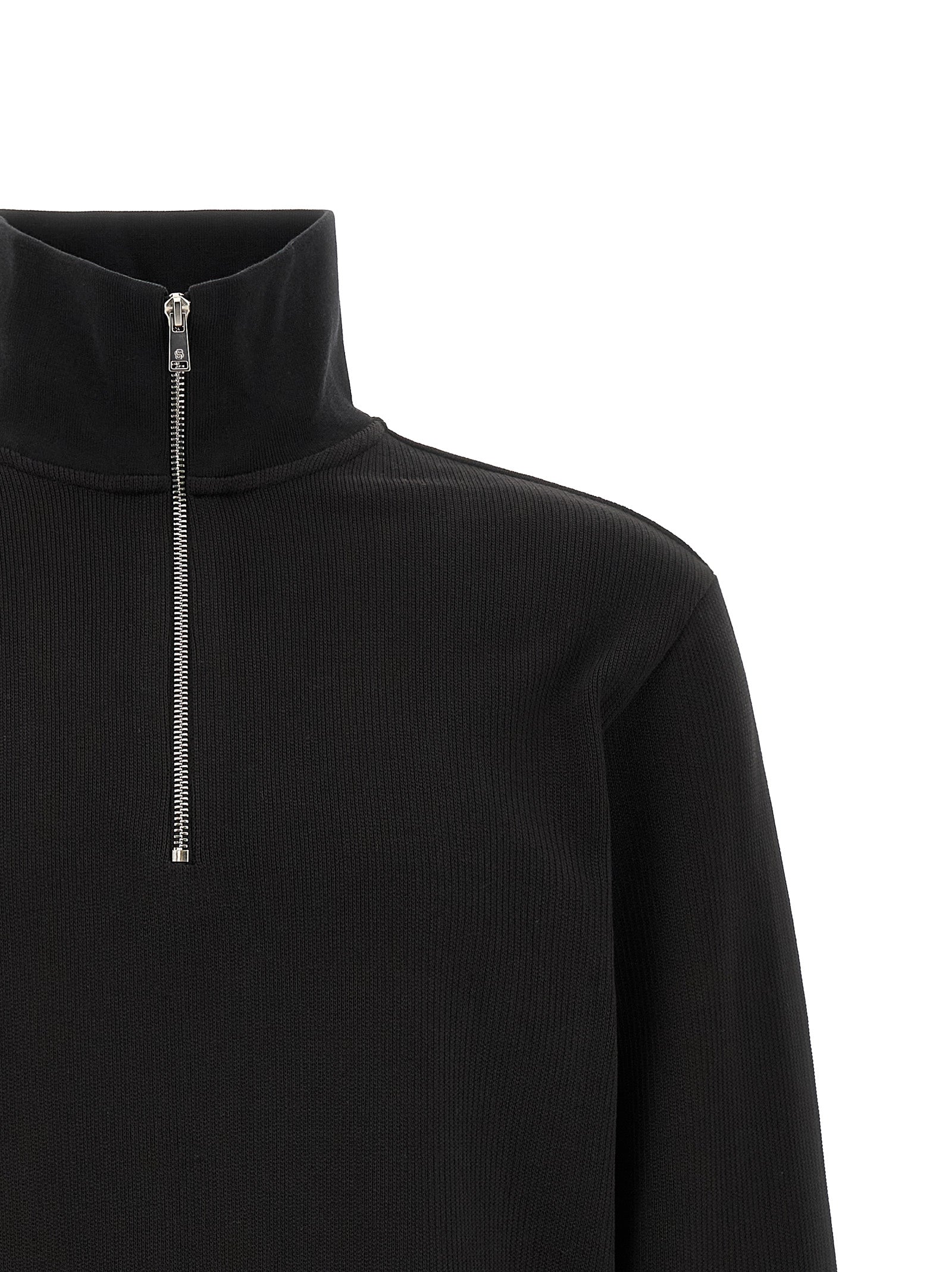 Hugo Boss Schwarzer Baumwoll-Sweatshirt