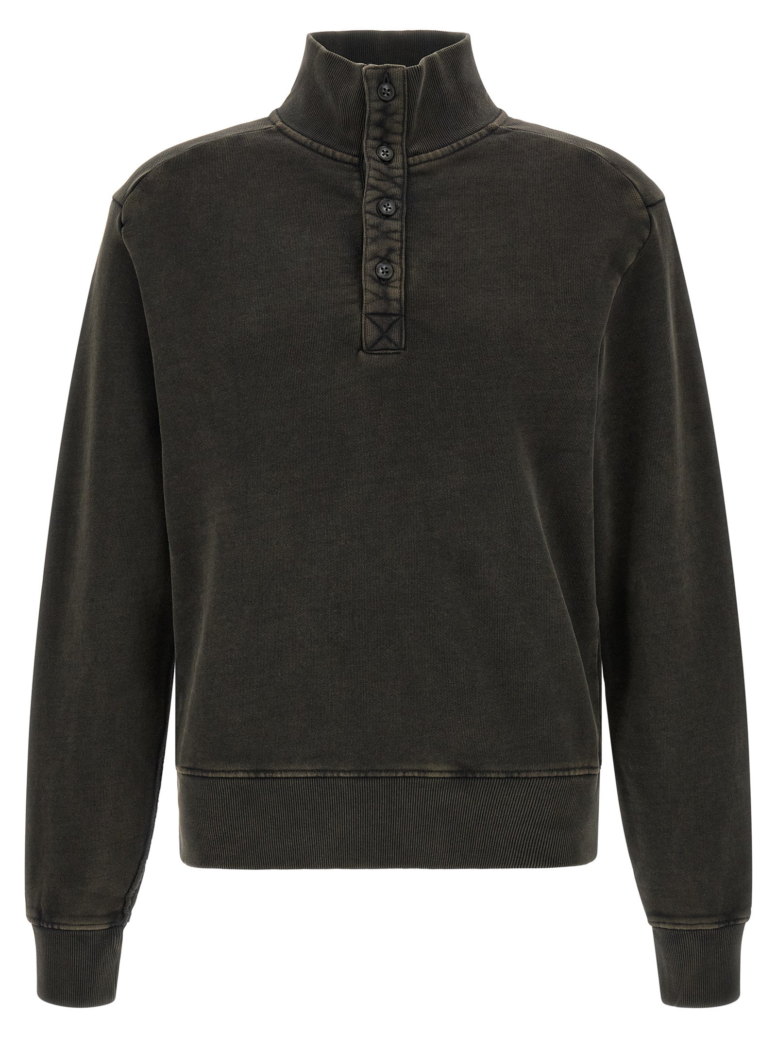 Entire Studios Schwarzer Baumwollcardigan