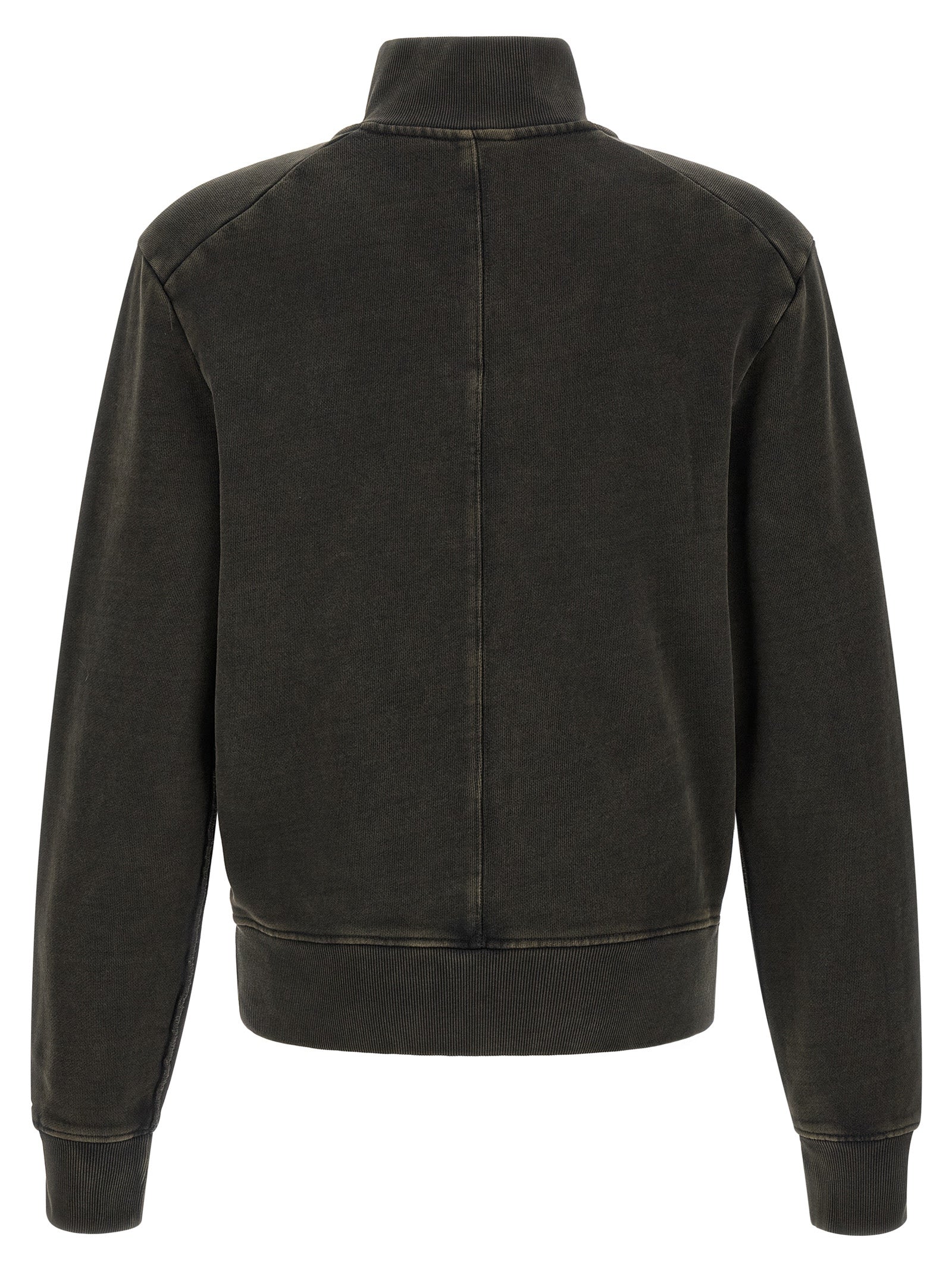 Entire Studios Schwarzer Baumwollcardigan