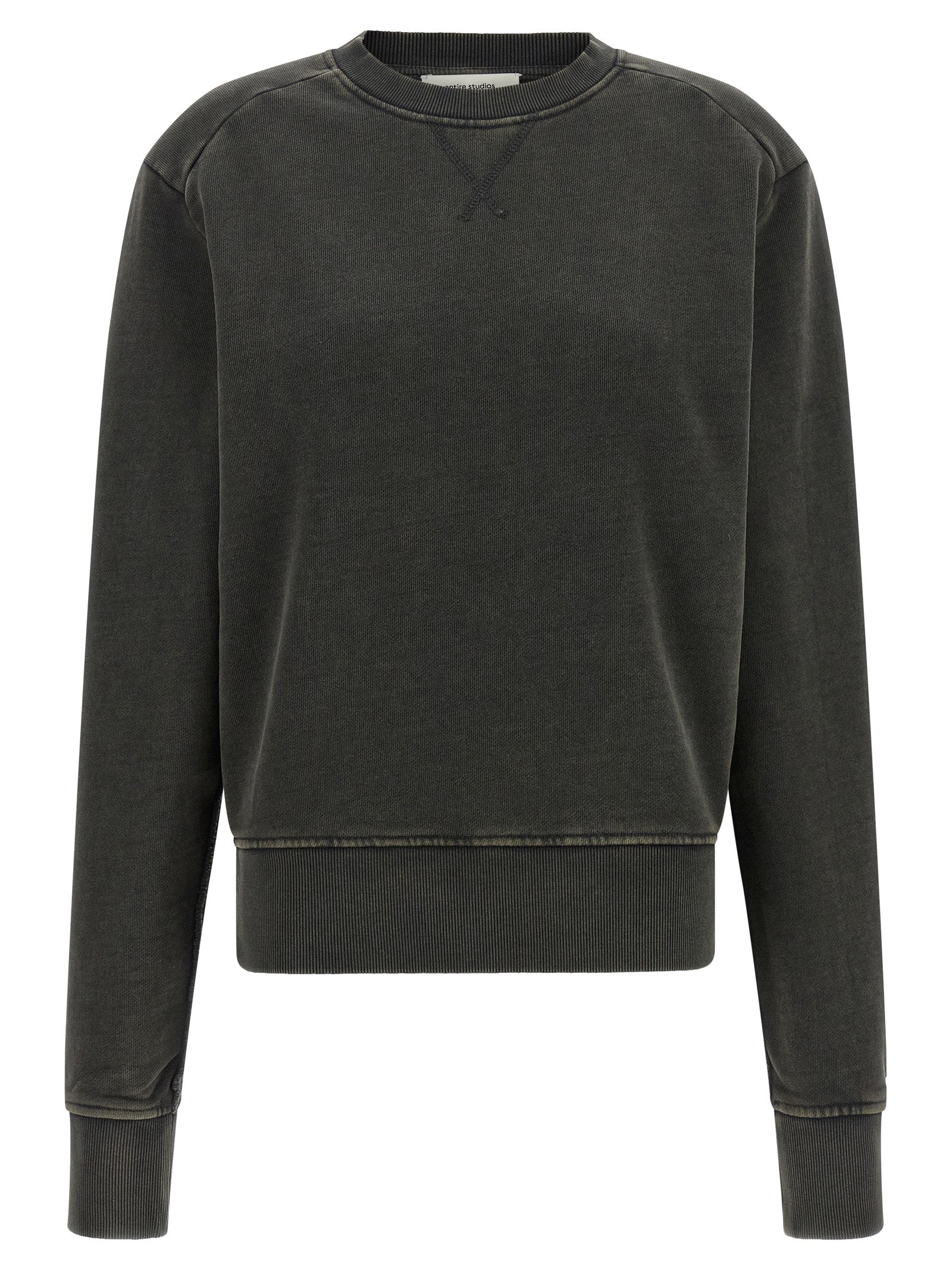 Entire Studios Schwarzer Baumwoll-Sweatshirt