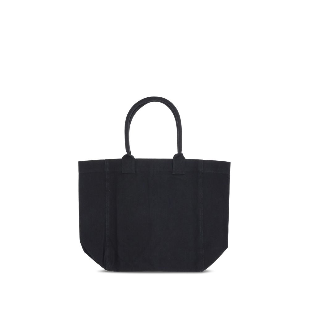 Isabel Marant Schwarze Baumwoll-Umhängetasche