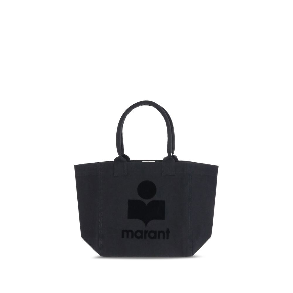 Isabel Marant Schwarze Baumwoll-Umhängetasche