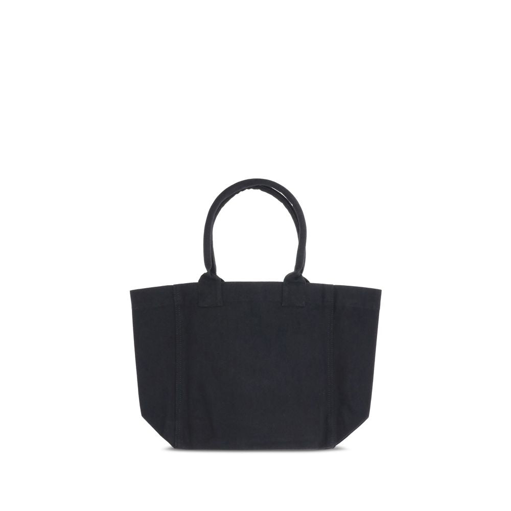 Isabel Marant Schwarze Baumwoll-Umhängetasche