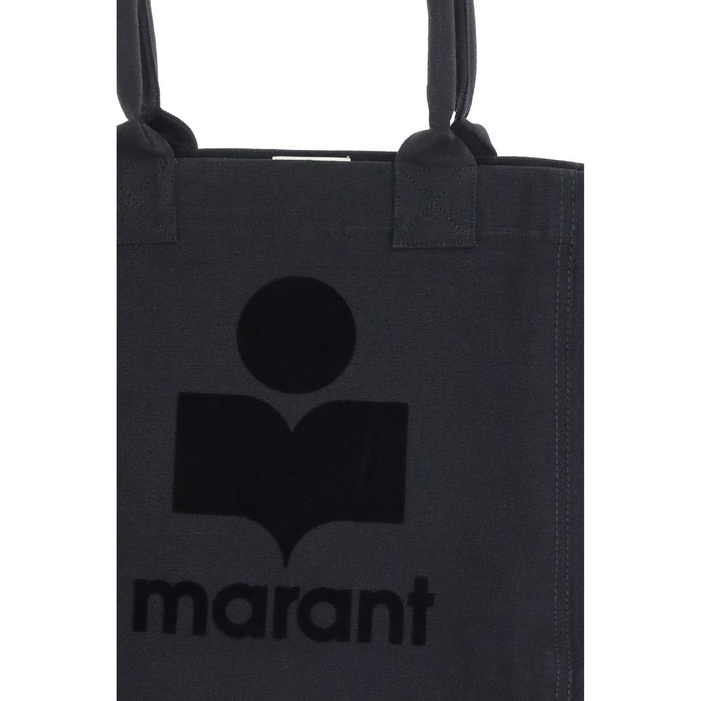 Isabel Marant Schwarze Baumwoll-Umhängetasche