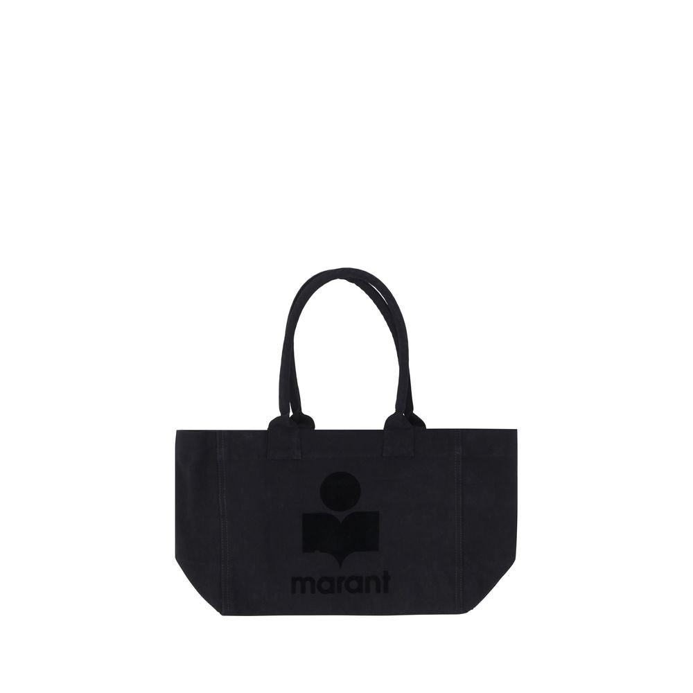 Isabel Marant Schwarze Baumwoll-Umhängetasche