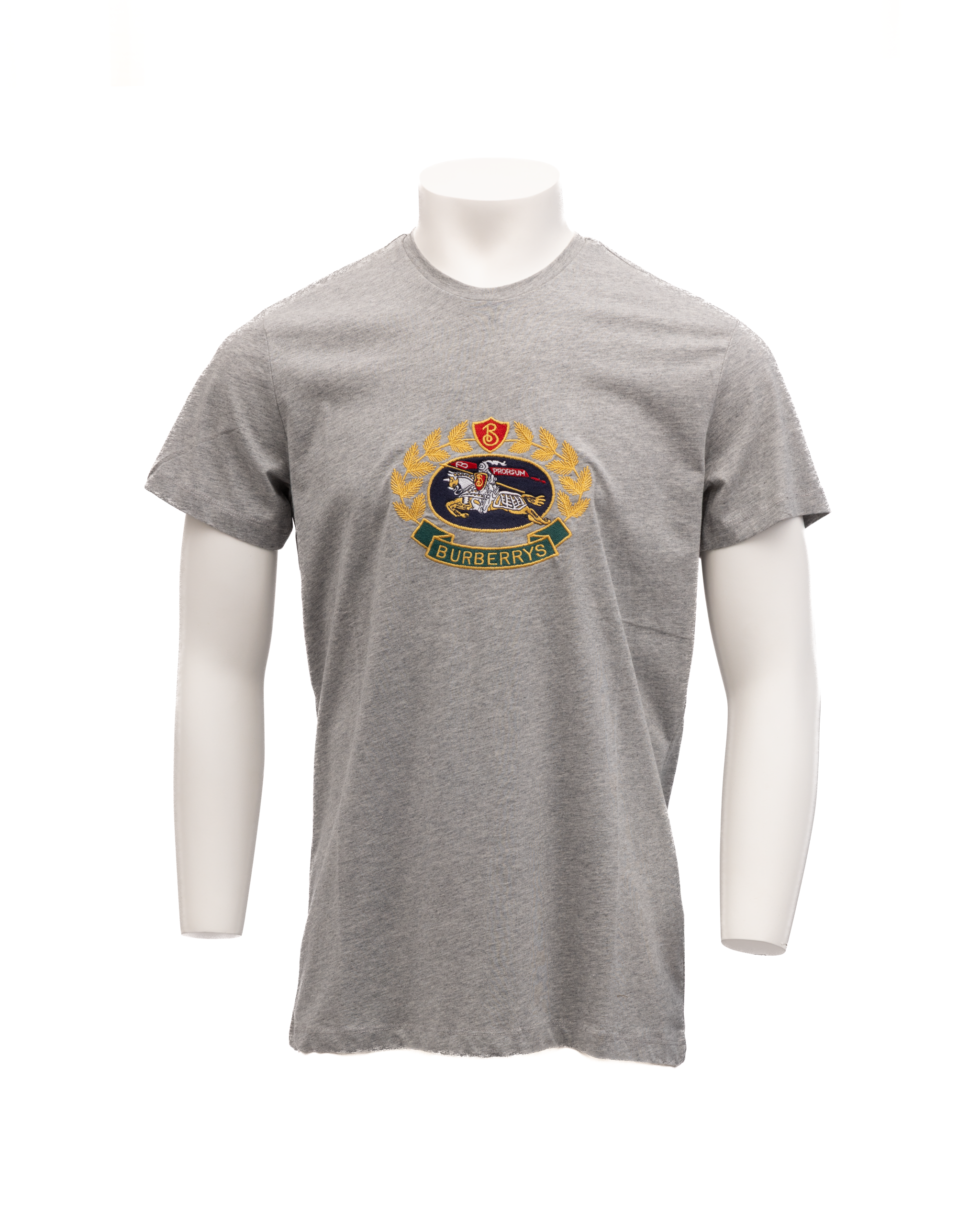 Burberry Graues Baumwoll-T-Shirt