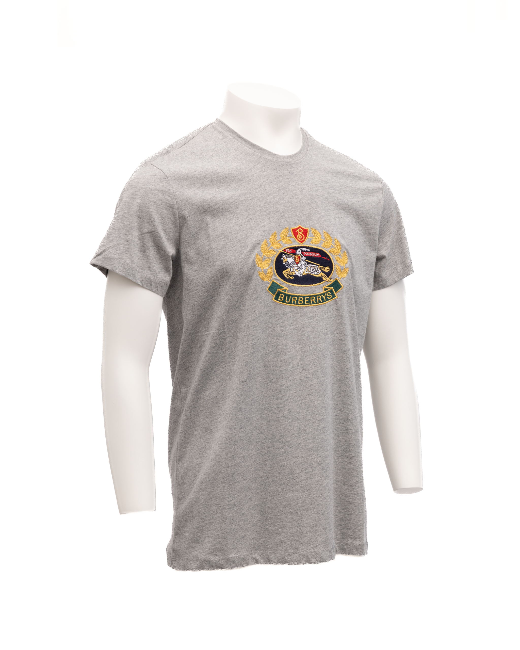 Burberry Graues Baumwoll-T-Shirt
