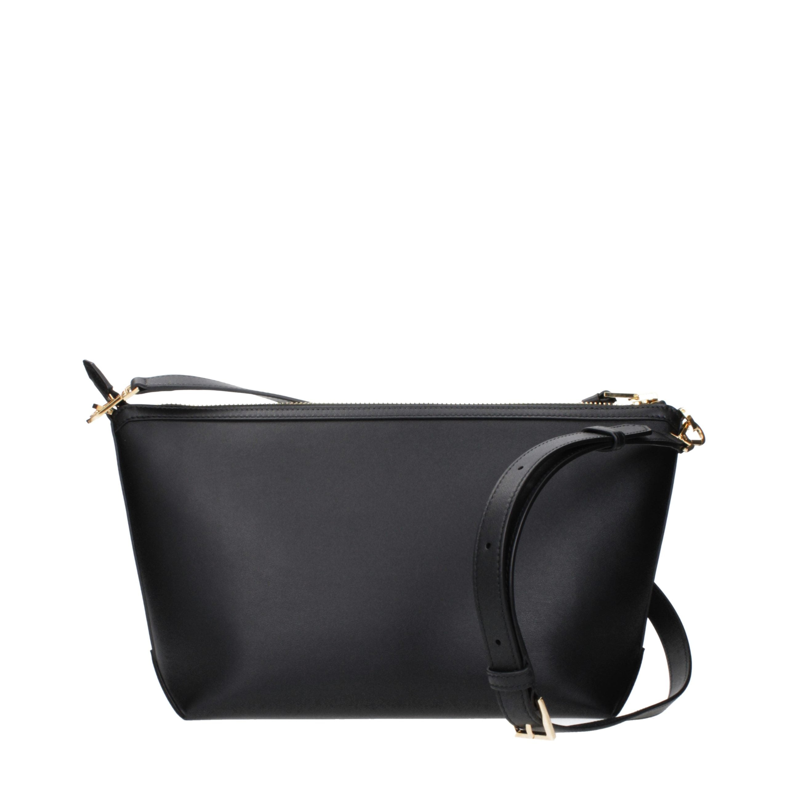 Tom Ford Schwarze Leder Umhängetasche