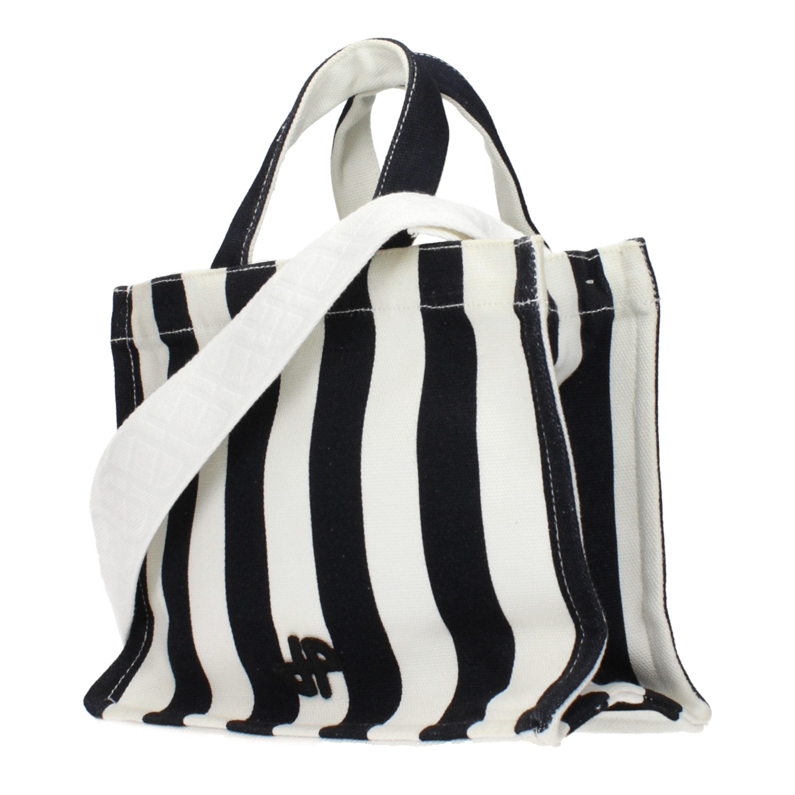 Patou Schwarze Stoffhandtasche